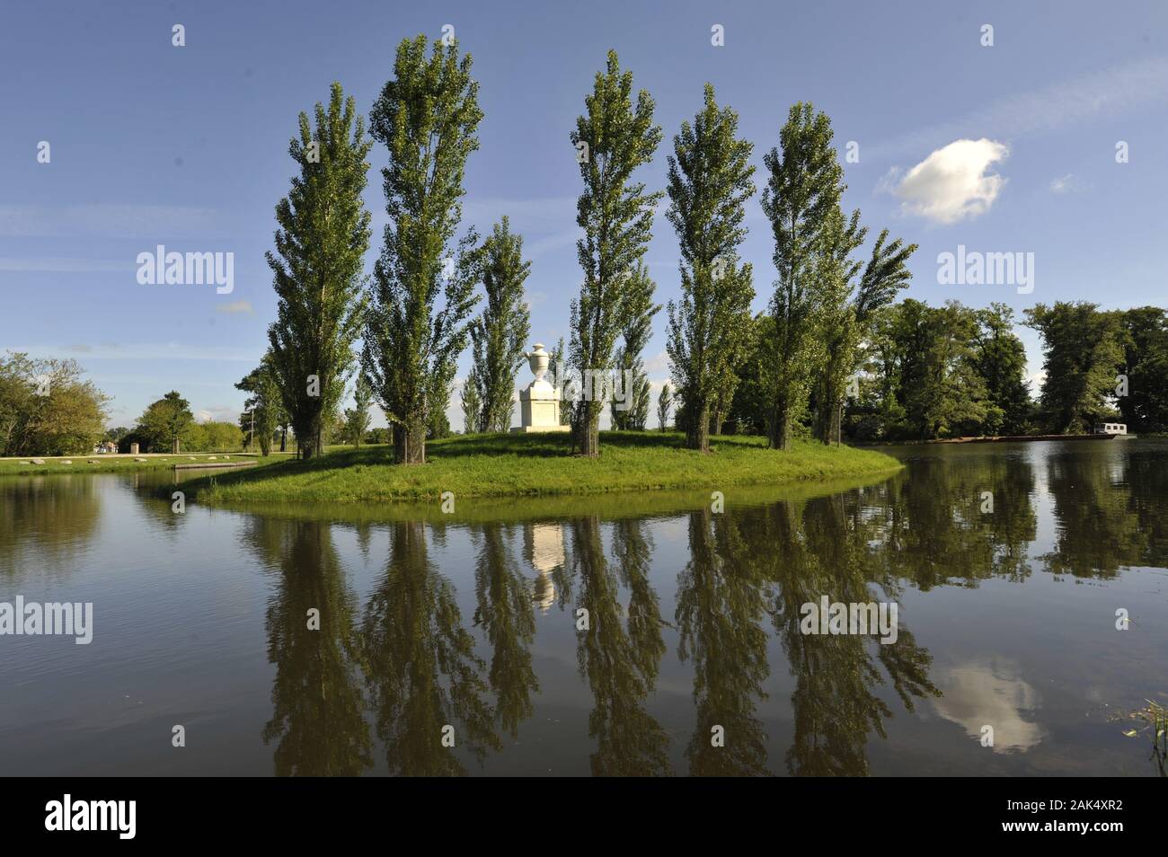 Woerlitz: Roussou Insel Woerlitzer im Park, Lipsia | Utilizzo di tutto il mondo Foto Stock