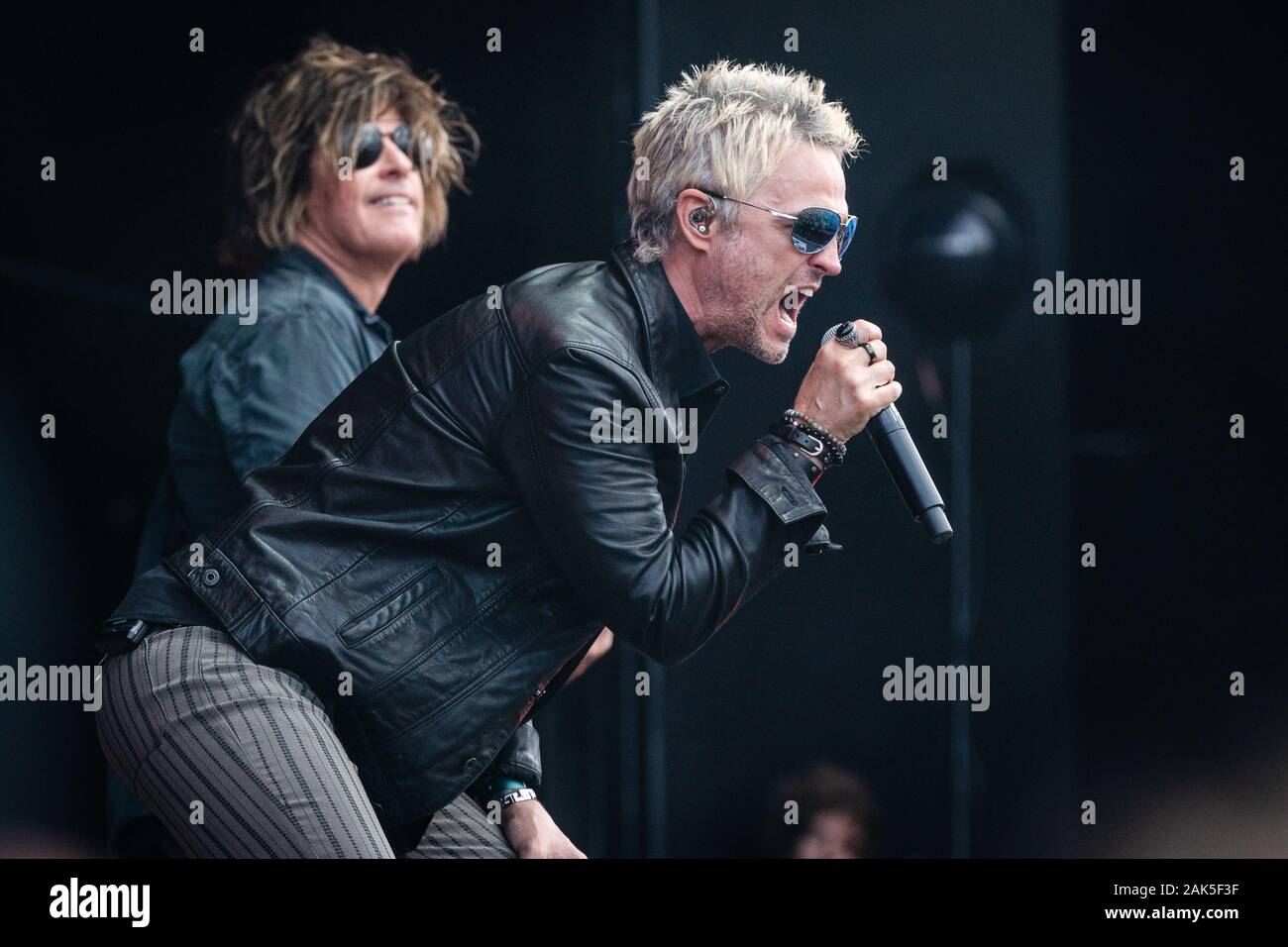 Copenaghen, Danimarca. 20 giugno 2019. La rock band americana Stone Temple Pilots esegue un concerto dal vivo durante il festival danese heavy metal Copenhell 2019 a Copenaghen. Qui il cantante Jeff Gutt viene visto dal vivo sul palco. Foto Stock