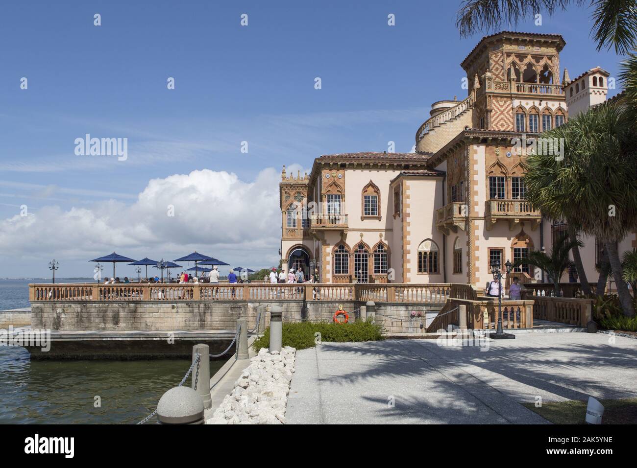 Sarasota: Ca d'Zan Mansion, casa di John und Mable Ringling, Florida | Utilizzo di tutto il mondo Foto Stock