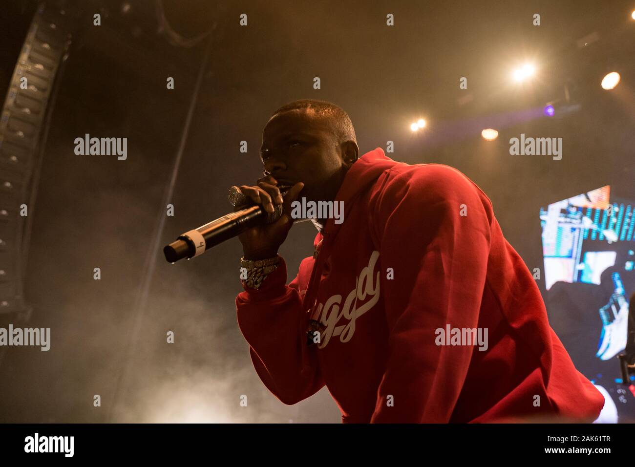 American rapper DaBaby si esibisce al Winter Breakout Festival 2019 al Pacific Coliseum di Vancouver, British Columbia, il 13th dicembre 2019 Foto Stock