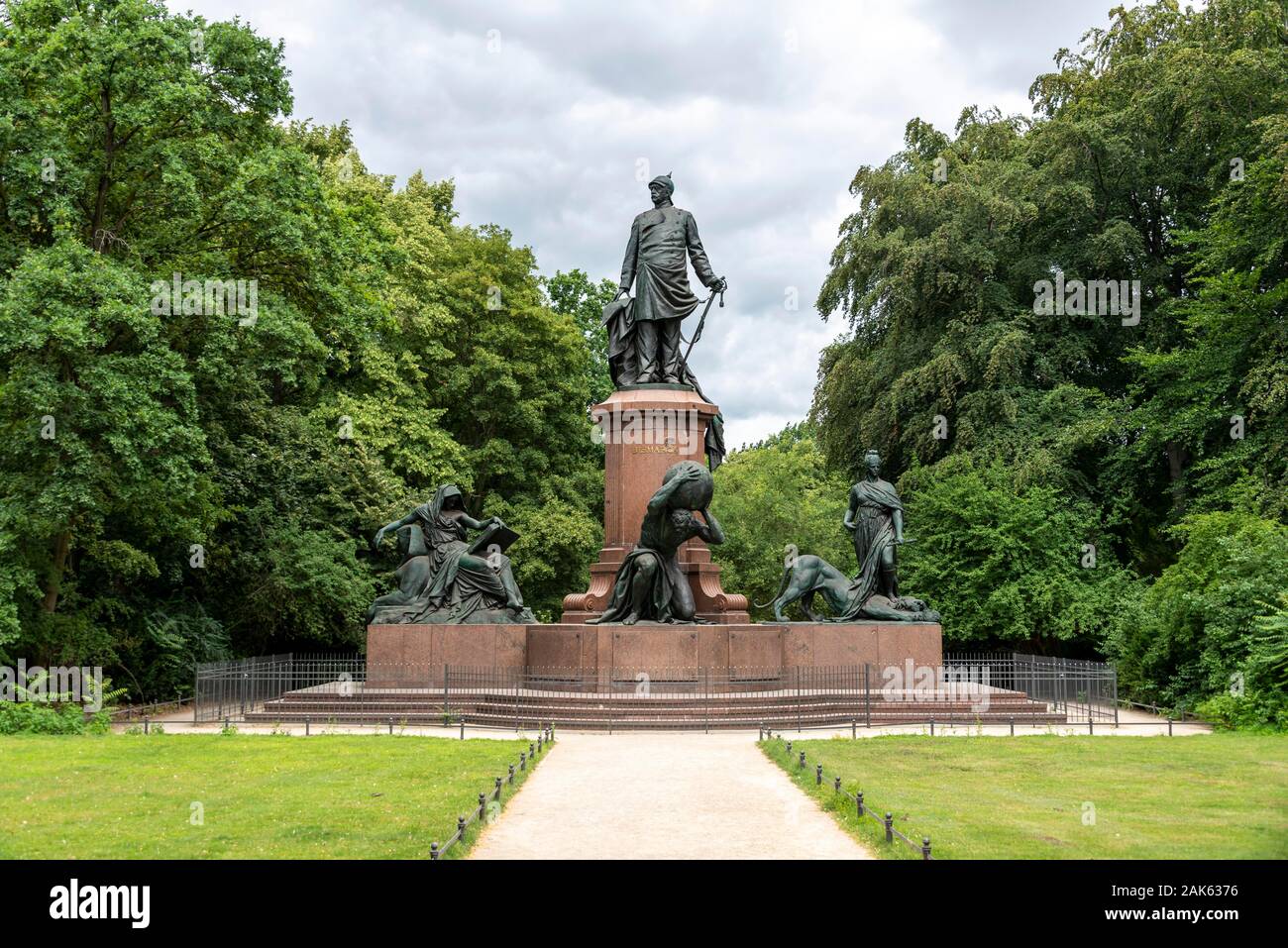 Bismarck monumento nazionale, Berlino, Germania Foto Stock