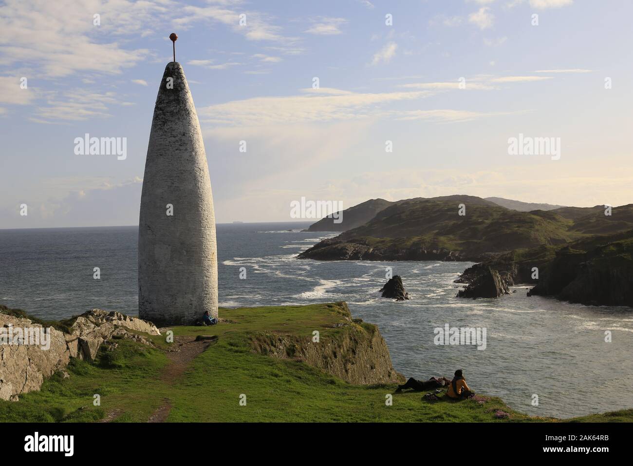 Grafschaft Cork: Leuchtfeuer Baltimore Beacon, Irlanda | Utilizzo di tutto il mondo Foto Stock