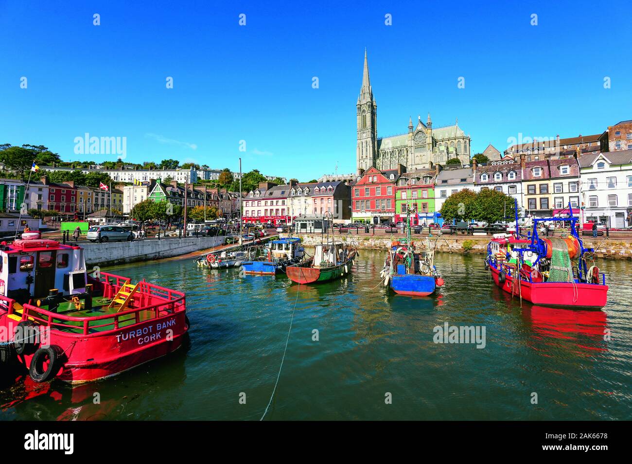 Grafschaft Cork: Hafen von Cobh, Irlanda | Utilizzo di tutto il mondo Foto Stock