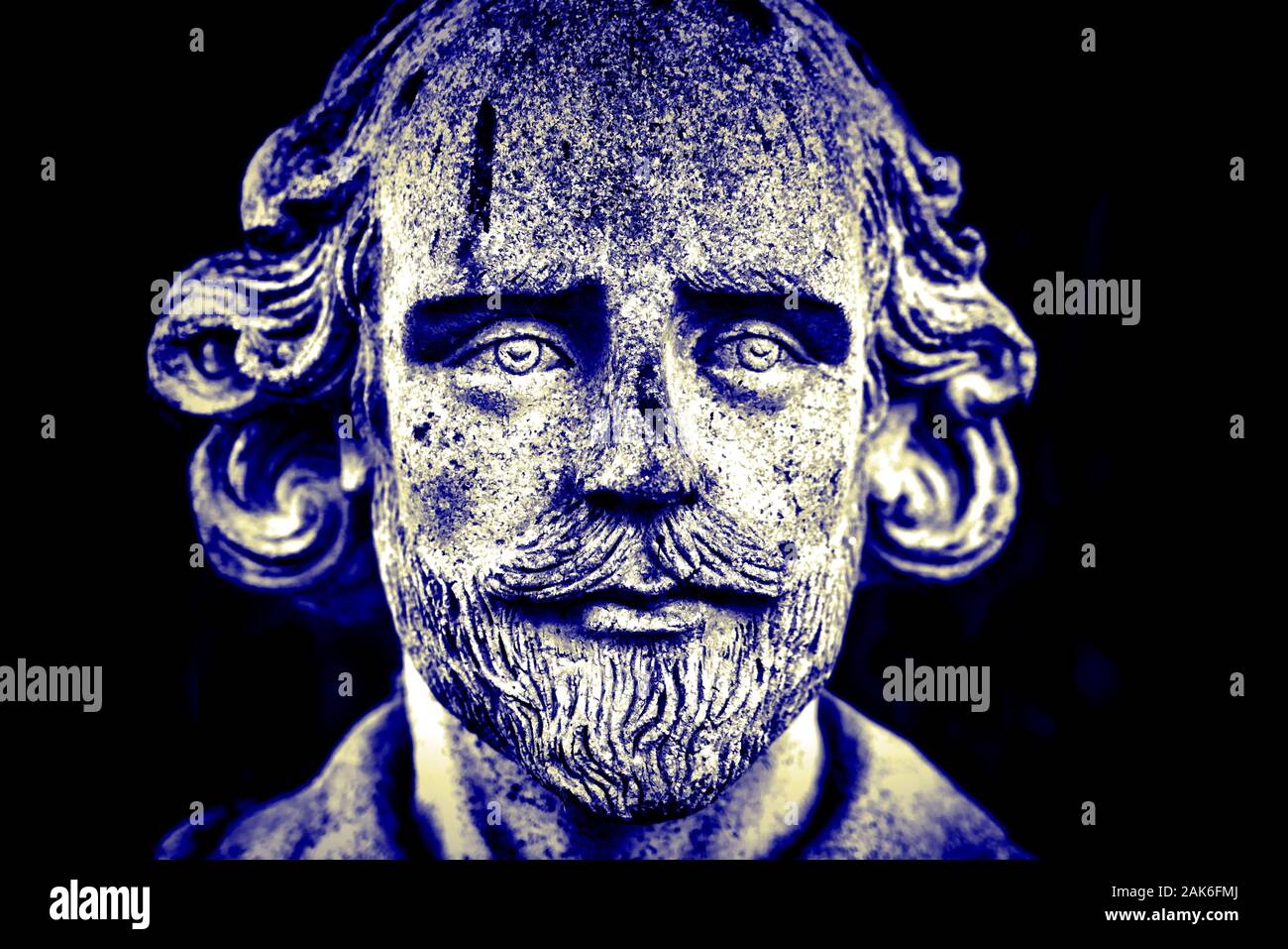 William Shakespeare, 1564 - 1616, drammaturgo inglese, poeta e attore Foto Stock