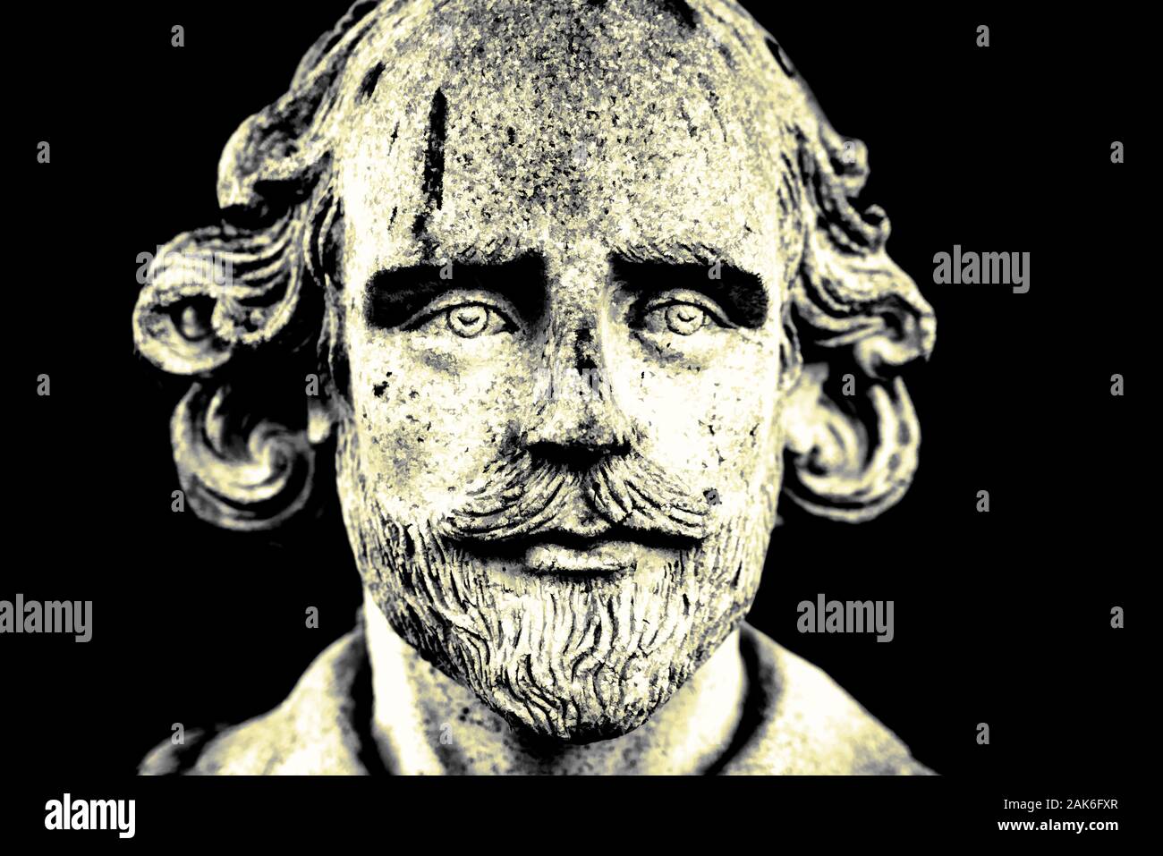 William Shakespeare, 1564 - 1616, drammaturgo inglese, poeta e attore Foto Stock