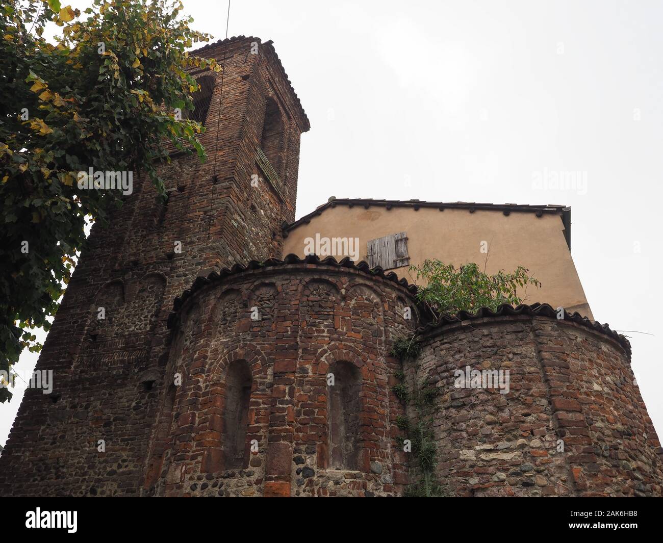 La Pieve di San Pietro a Settimo Torinese, Italia Foto Stock