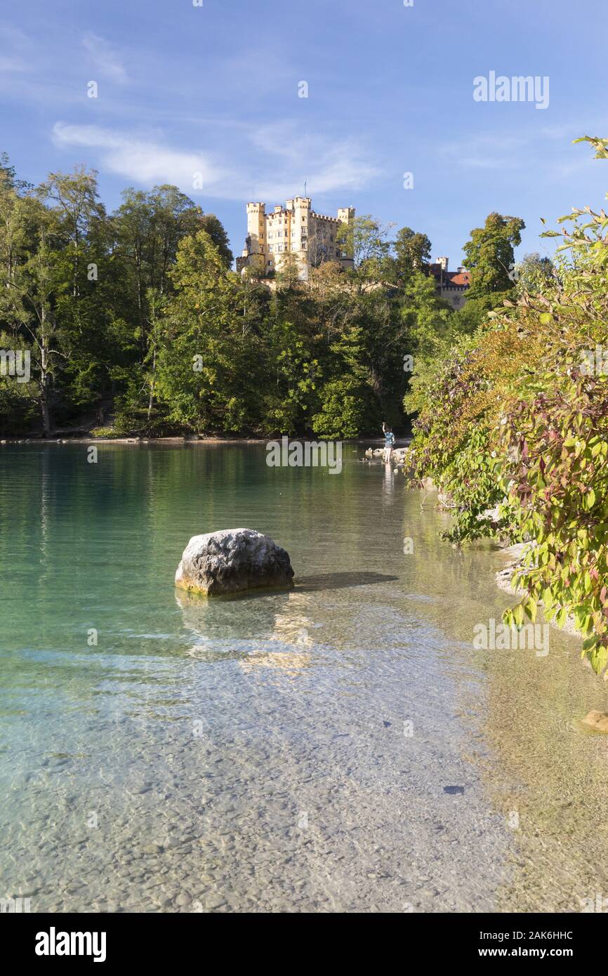 Allgaeuer Alpen: Grosser Alpsee bei Immenstadt, Allgaeu | Utilizzo di tutto il mondo Foto Stock