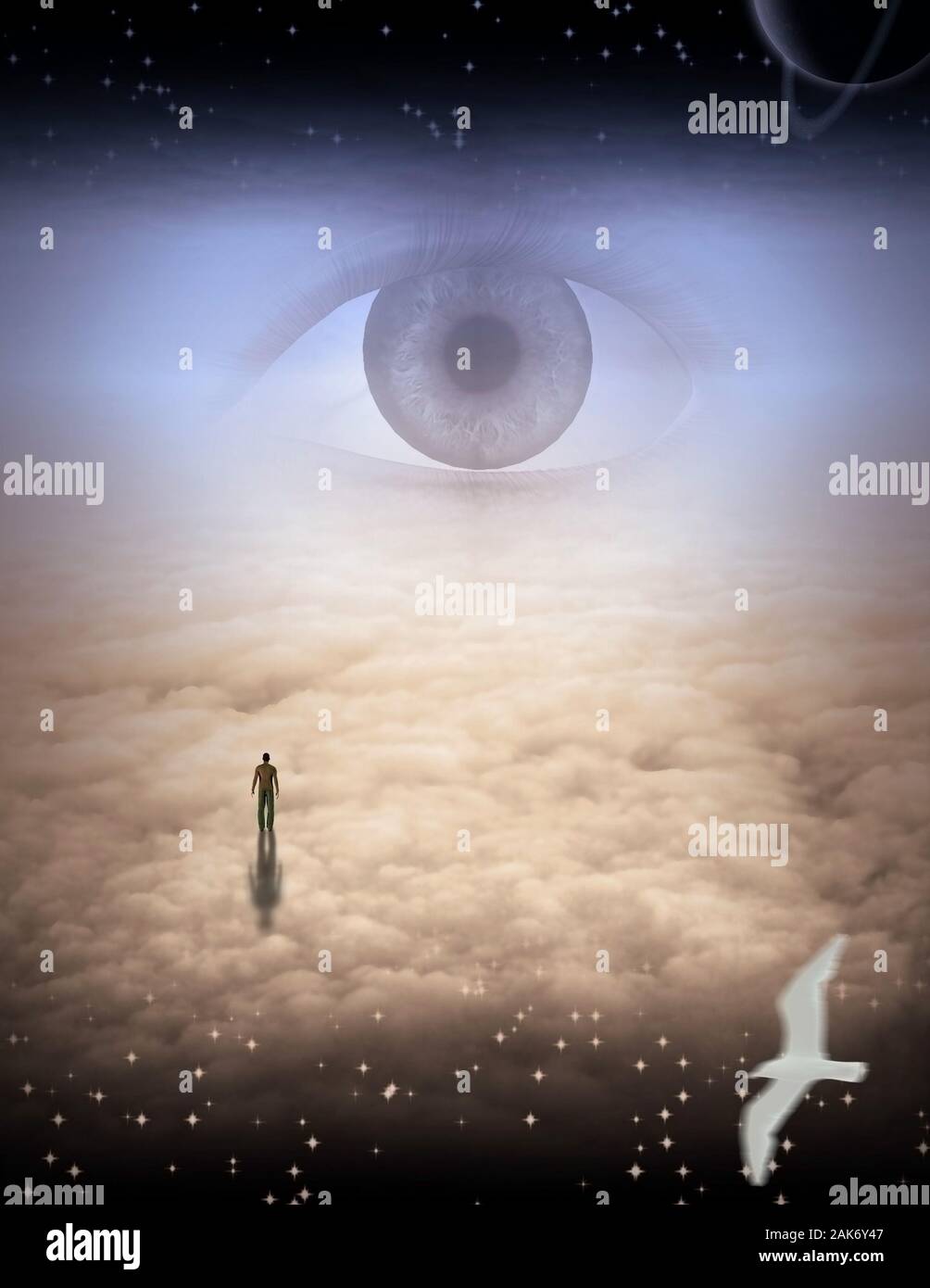 L'occhio clearance nel cielo