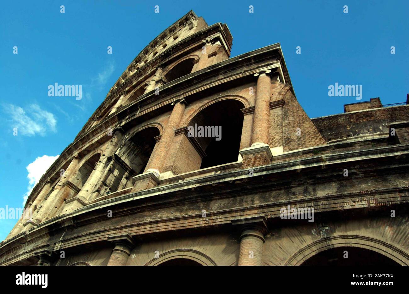 Il Colosseo, Roma, Italia Foto Stock