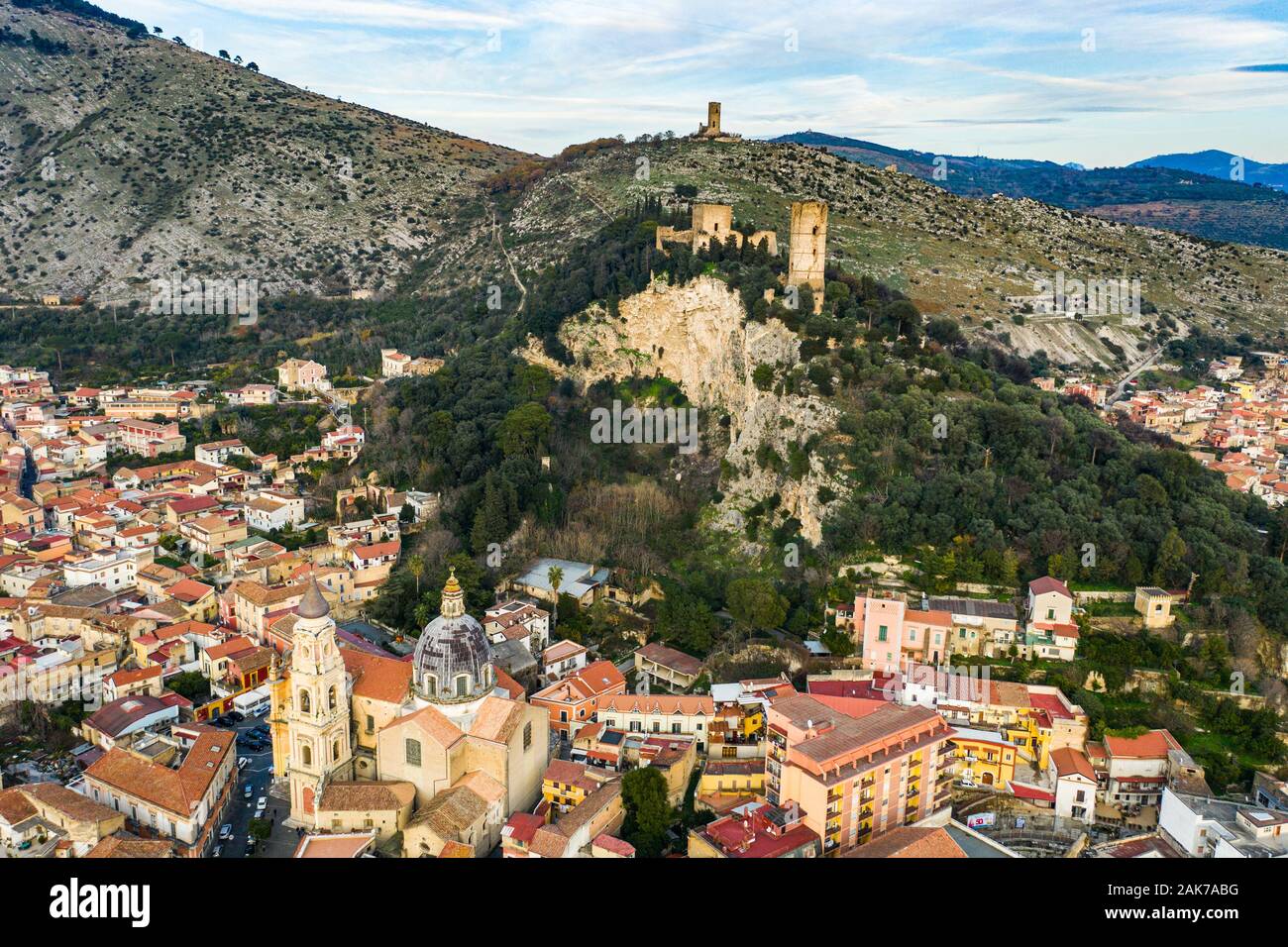 Castello di Maddaloni, Maddaloni, Casserta, Italia Foto Stock