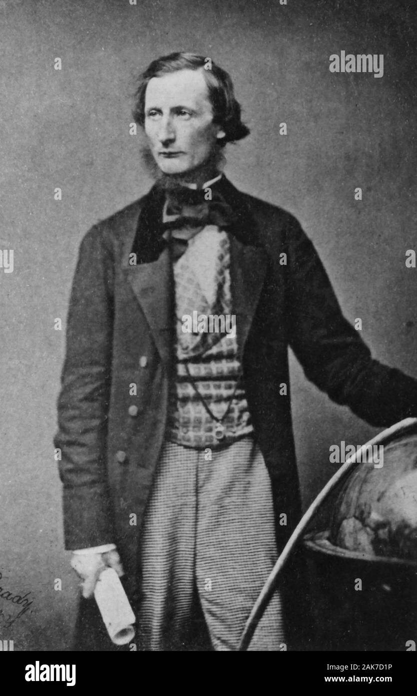 CYRUS WEST FIELD (1819-1892) impresario americano e finanziere Foto Stock