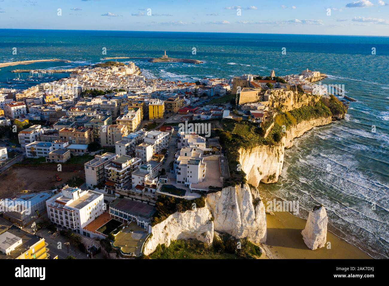 Vieste, Foggia, Italia Foto Stock