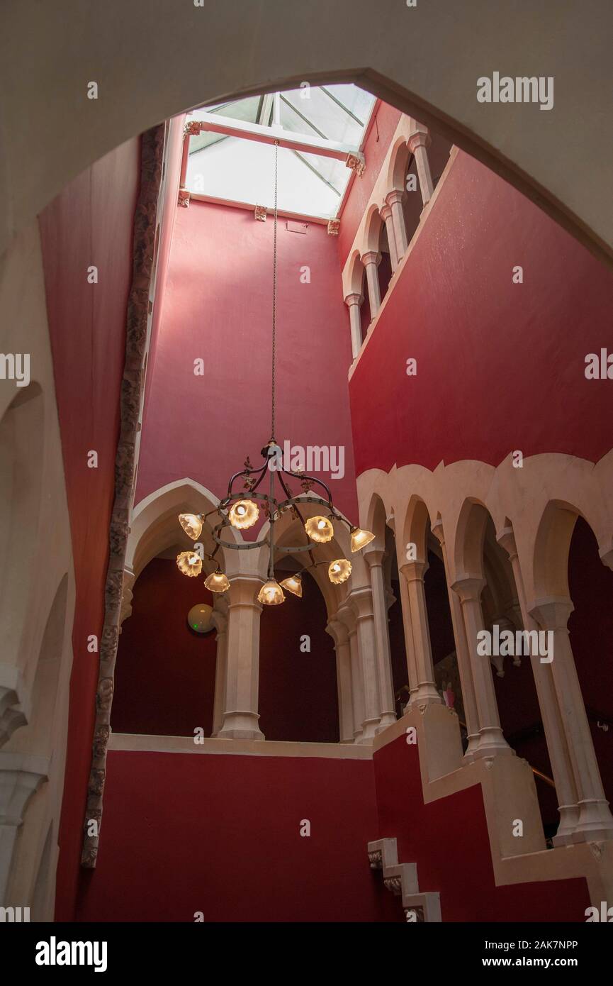 Scena in interni in Castello di Kilkenny Irlanda Foto Stock