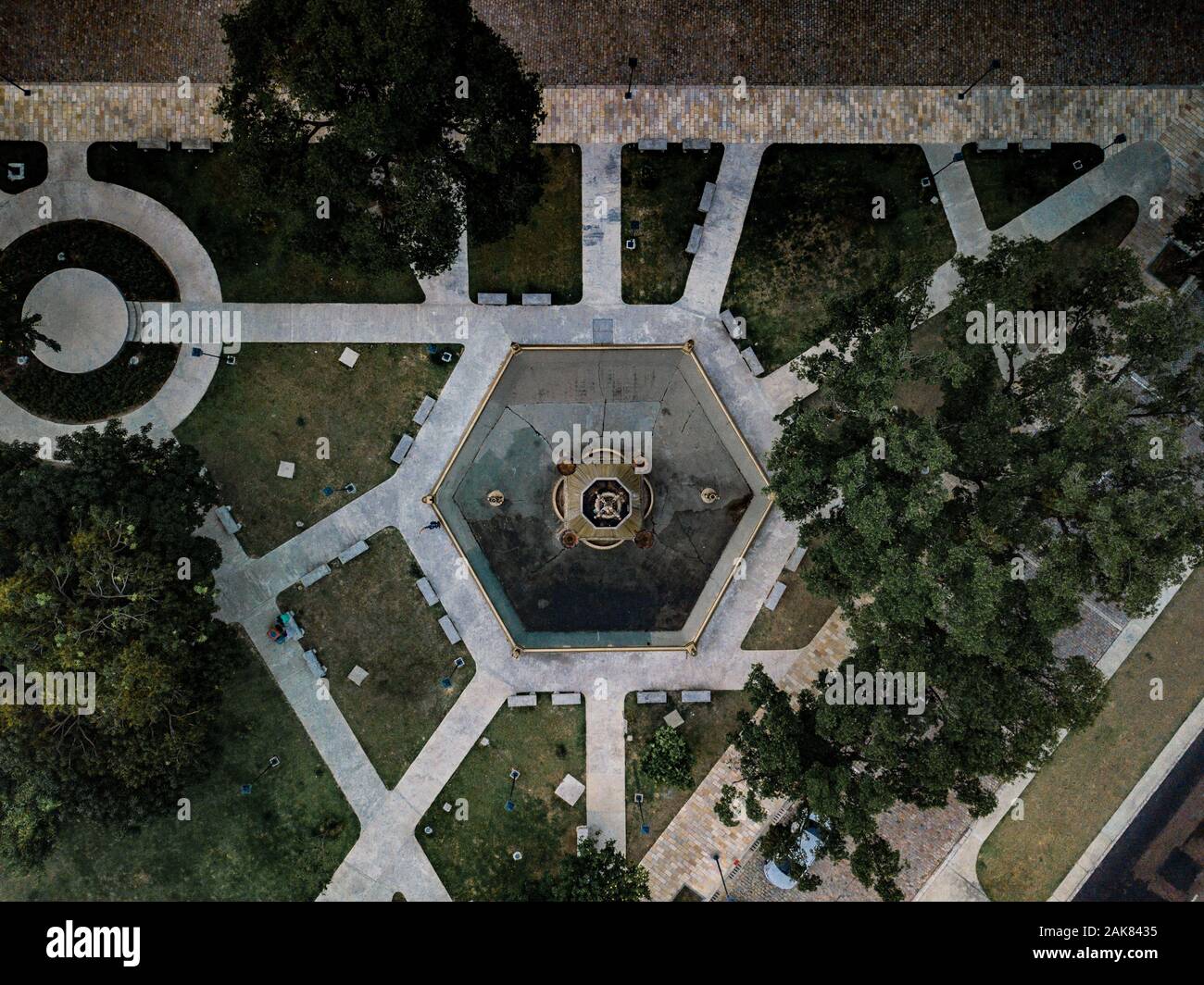 Un parco cittadino di Manaus Brasile. Foto Stock