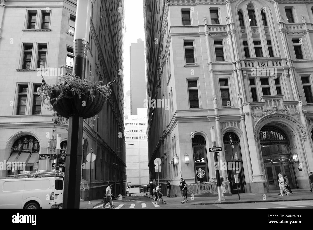 Le strade di New York Foto Stock