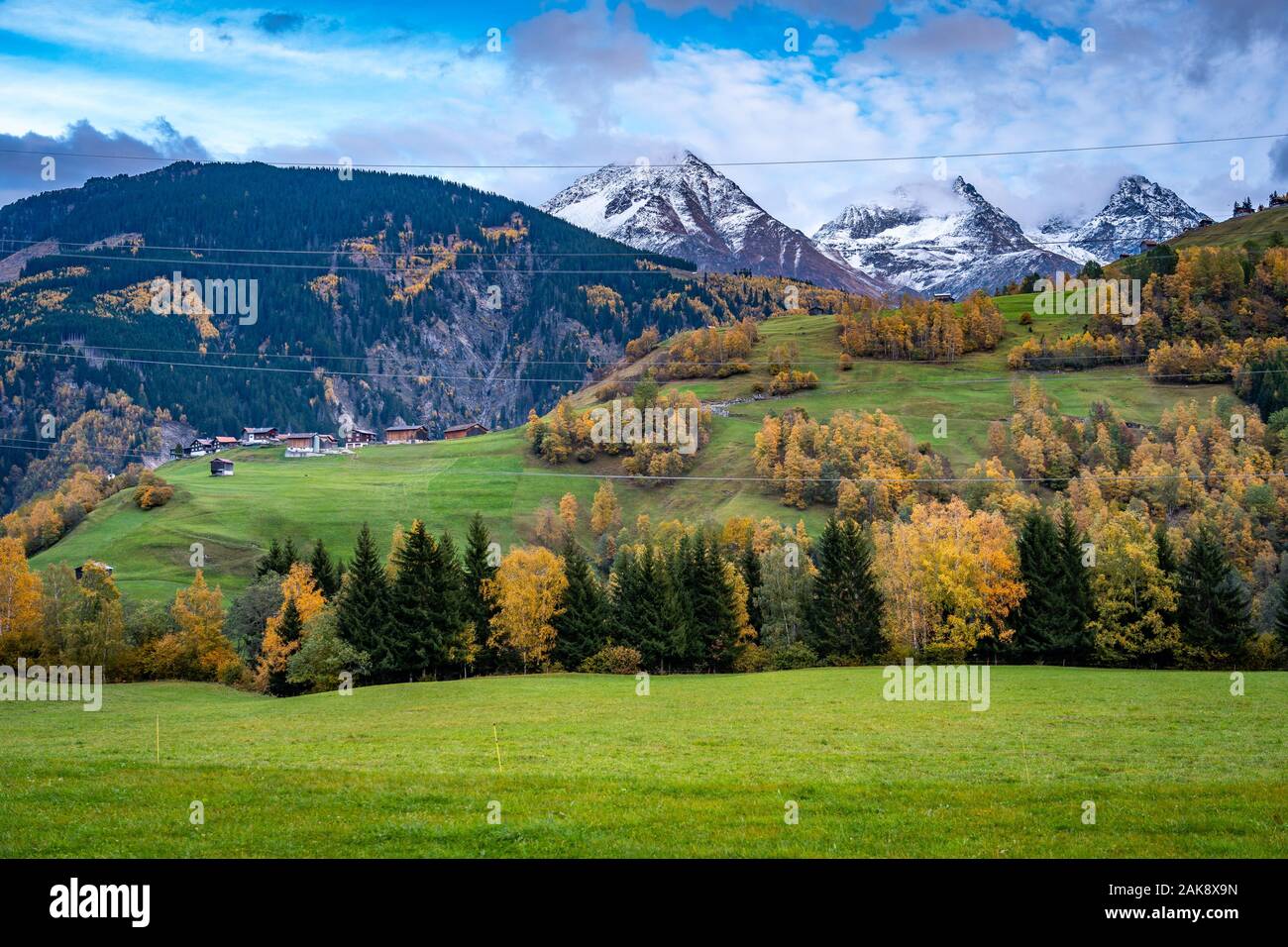 Belle le gamme della montagna in Svizzera Foto Stock