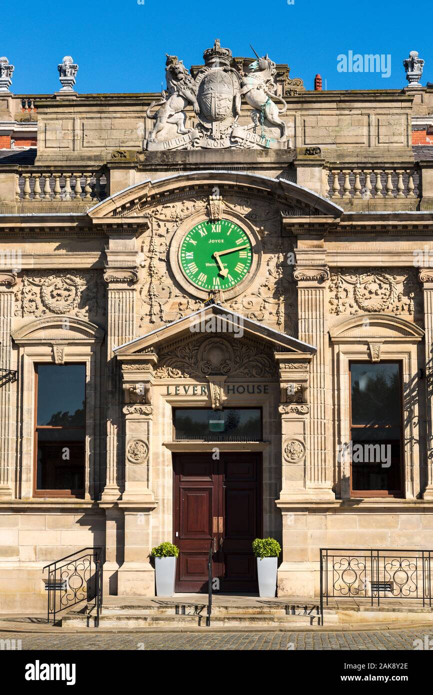 Lever House Unilever fabbrica, Port Sunlight, Wirral, Inghilterra Foto Stock