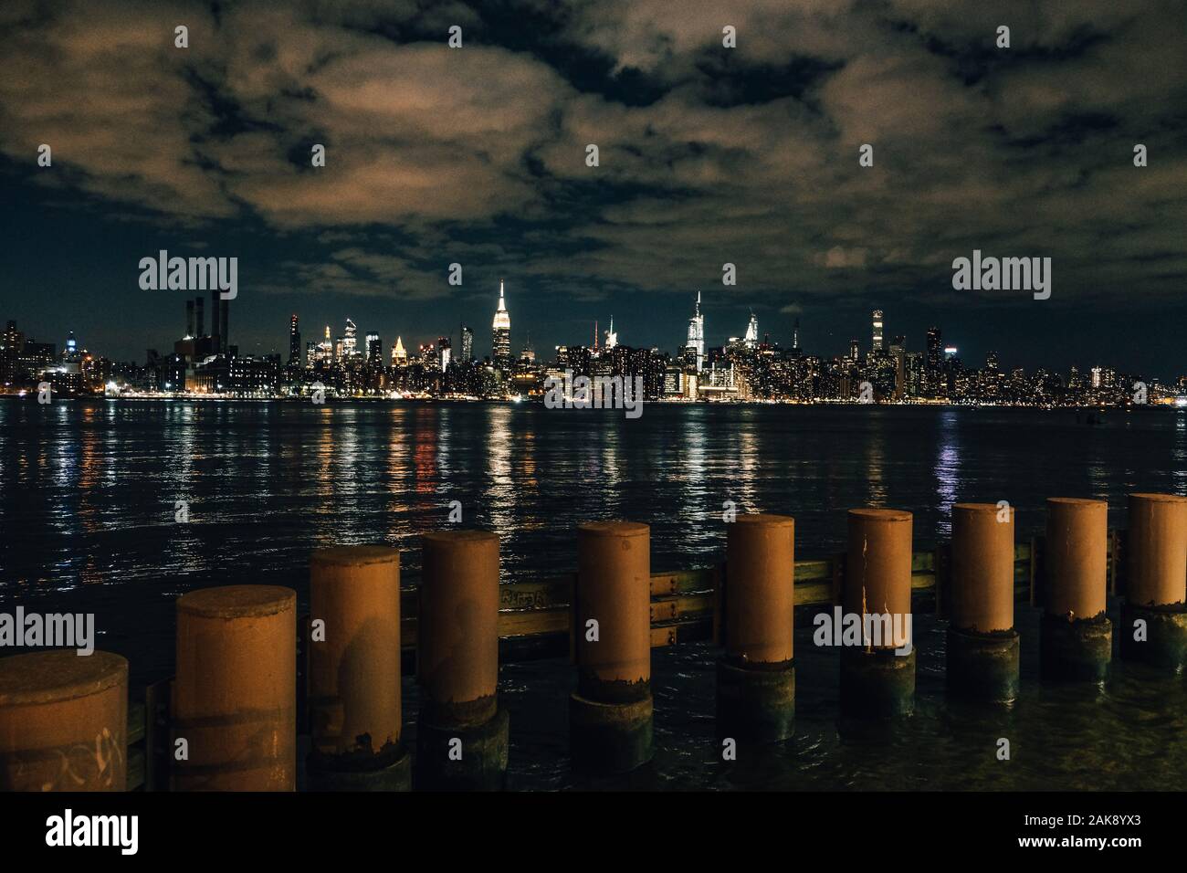 Splendido skyline di New York Foto Stock