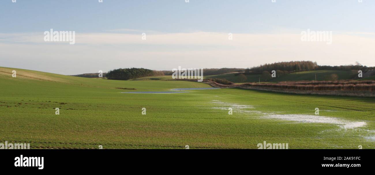Yorkshire Wolds Foto Stock