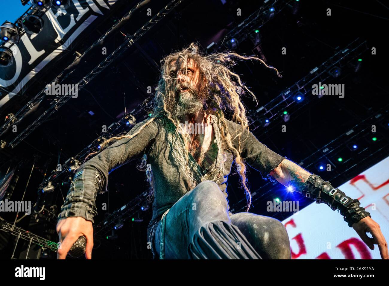 Copenaghen, Danimarca - Giugno 22nd, 2019. Il cantante e musicista Rob Zombie esegue un concerto dal vivo durante il danese heavy metal festival Copenhell 2019 a Copenaghen. (Photo credit: Gonzales foto - Mathias Kristensen). Foto Stock