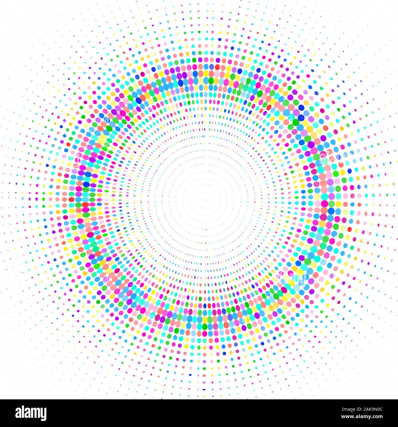 Cerchio con raggi multicolore Immagine e Vettoriale - Alamy
