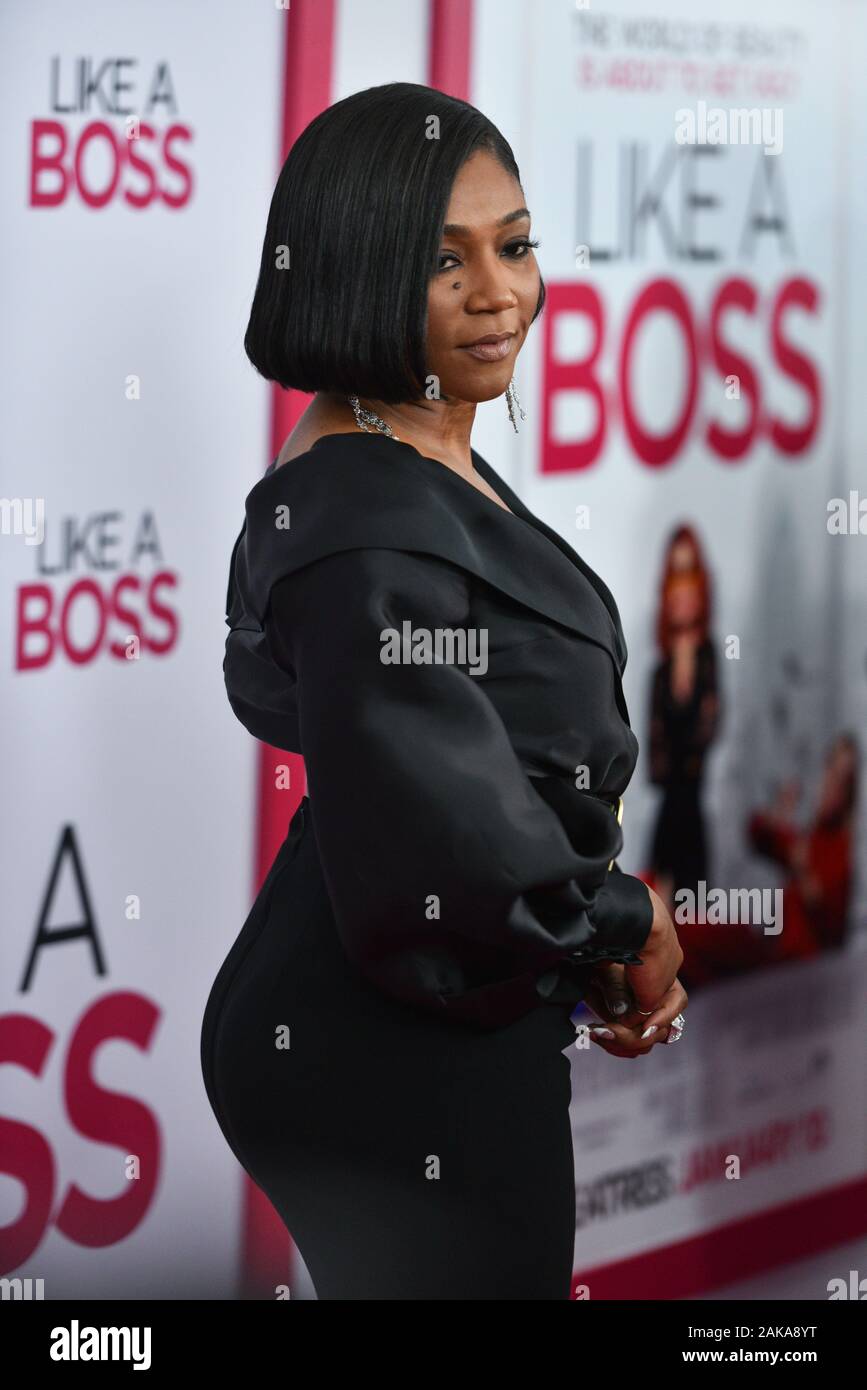 'Come un Boss' film Premiere mondiale, arrivi, SVA Theatre di New York, Stati Uniti d'America - 07 Gen 2020 - Tiffany Haddish Foto Stock