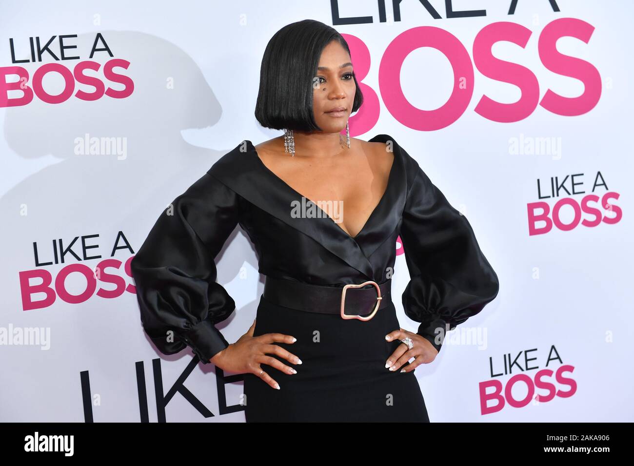'Come un Boss' film Premiere mondiale, arrivi, SVA Theatre di New York, Stati Uniti d'America - 07 Gen 2020 - Tiffany Haddish Foto Stock