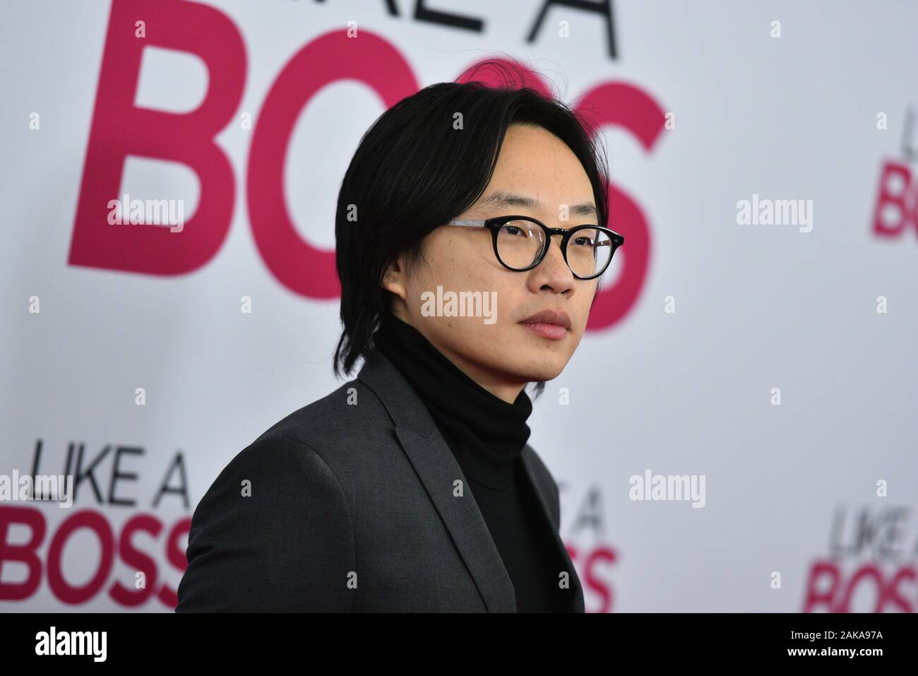 'Come un Boss' film Premiere mondiale, arrivi, SVA Theatre di New York, Stati Uniti d'America - 07 Gen 2020 - Jimmy O Yang Foto Stock