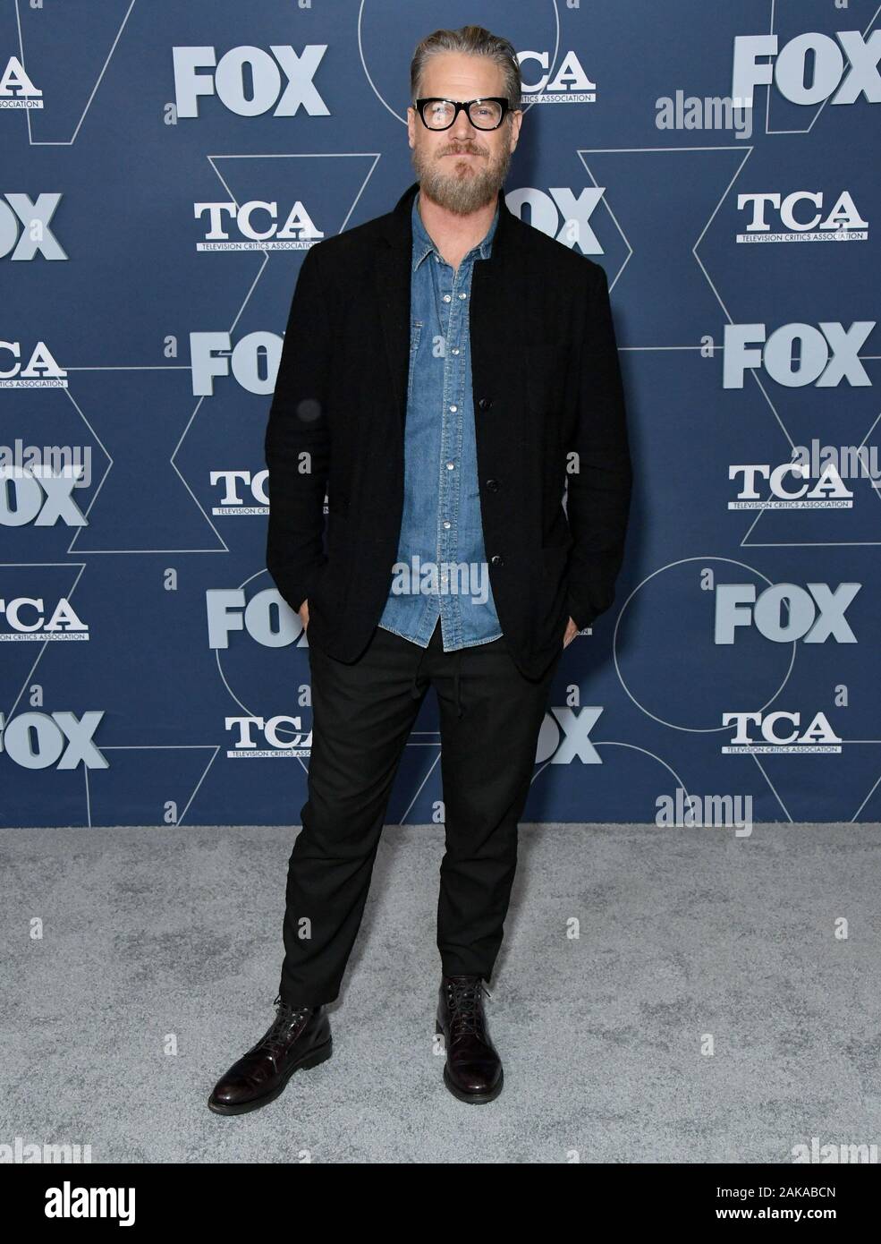 07 Gennaio 2020 - Pasadena, California - Brian Van Holt. FOX TCA Winter 2020 tutte le Star Party tenuto al Langham Huntington Hotel. (Credito Immagine: © Birdie Thompson/AdMedia via ZUMA filo) Foto Stock
