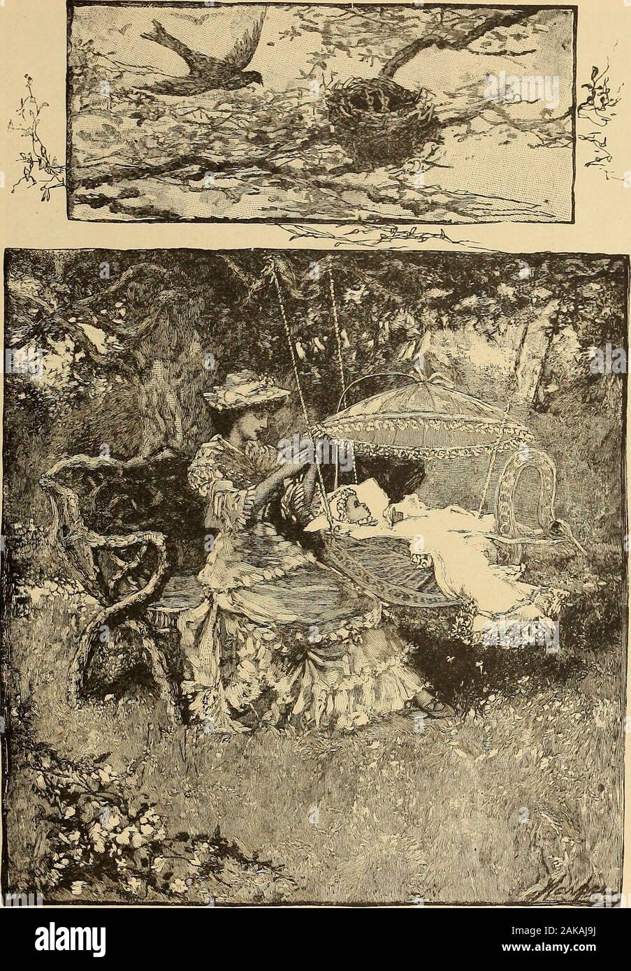 American art e American collezioni d'arte; saggi su materie artistiche . c e detto non più. Ma essi rinserrata fra loro nuovamente in un ultimo abbraccio. Il sig. Harper previsti anche diversi ammirevole le immagini per una de luxe edition di George Eliotspoems, compresa la sua concezione ofFedalma, il zingaro spagnolo. Nei ranghi dei numerosi illustratori intelligente che arredano le ricchezze artistiche ai nostri piccoli magazine, spesso troviamo San John Harper, molti dei suoi affascinanti immagini di e per childrenhaving apparve nelle sue pagine luminose. Essi includono niente di meglio, forse, oltre al suo design, herereproduced, Foto Stock