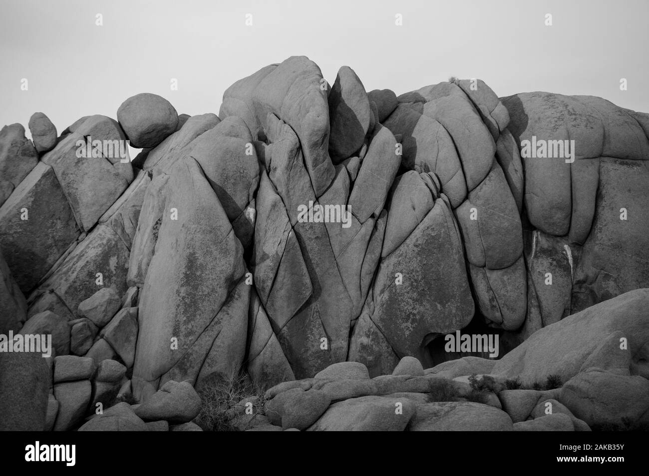 Formazione di roccia nel deserto, CALIFORNIA, STATI UNITI D'AMERICA Foto Stock