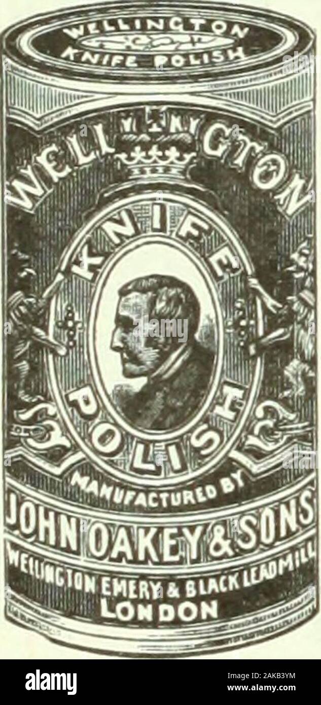 Canadian grocer Luglio-Settembre 1919 . "*Sg^ Dove posso comprare Mapleine ? Essa rende tale deliziosa ed economica tablesyrup ed è così bene in tutti i tipi di dessert Idont sento che posso fare senza di essa. Cant si in-duce la mia drogheria in magazzino? Riceviamo queste indagini ogni giorno-dont lasciarli comefrom ai vostri clienti. Mapleine è altrettanto essenziale onyour ripiani come vaniglia. Ordine del grossista o MasonT&IHickey, Box 2949, Winnipeg F. E. ROBSON, ^25 Front St., Torontom-451. OAKEYS WELLINGTONKNIFE lucidare l'originale e affidabili solo prepara-zione per la pulizia e la lucidatura di posate, etc. John Oakey & Sons, LT Foto Stock