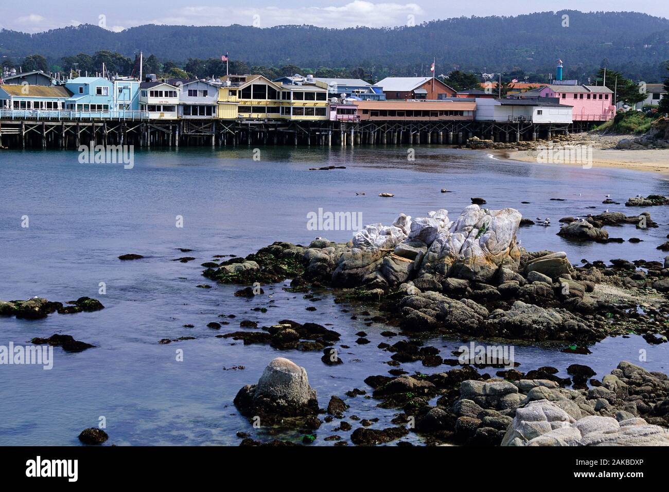 Fisherman Wharf, Monterey, California, Stati Uniti d'America Foto Stock