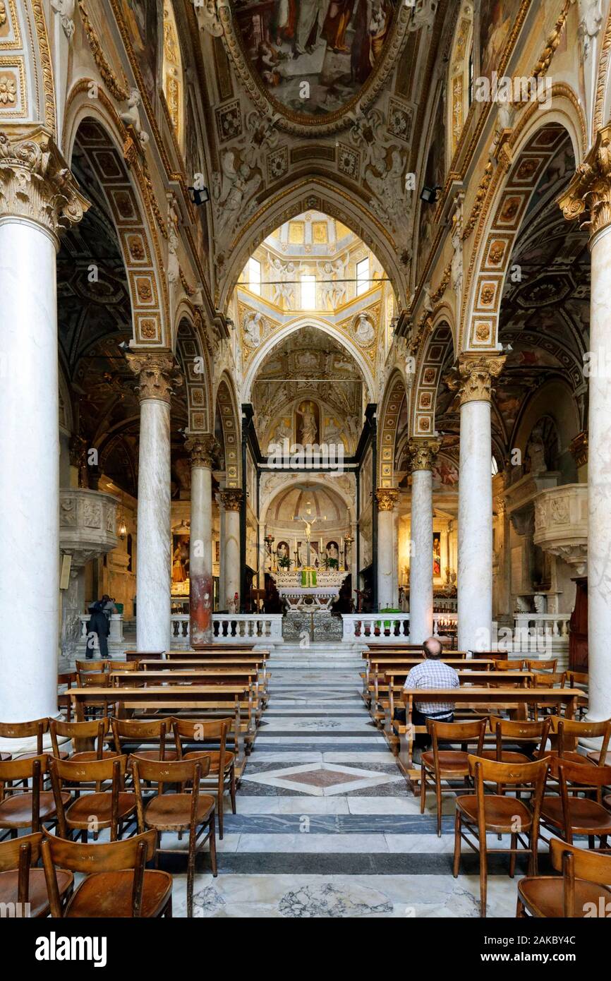 In Italia, la Liguria, Genova, il centro storico, la Chiesa di San Matteo chiesa Foto Stock