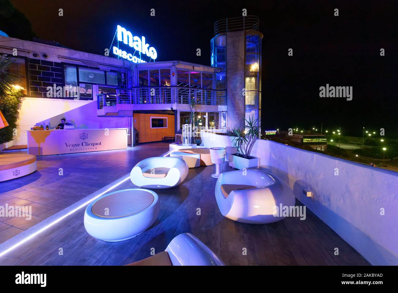 In Italia, la Liguria, Genova, Mako Club, Via Podgora 17r o Corso Italia 28r Foto Stock