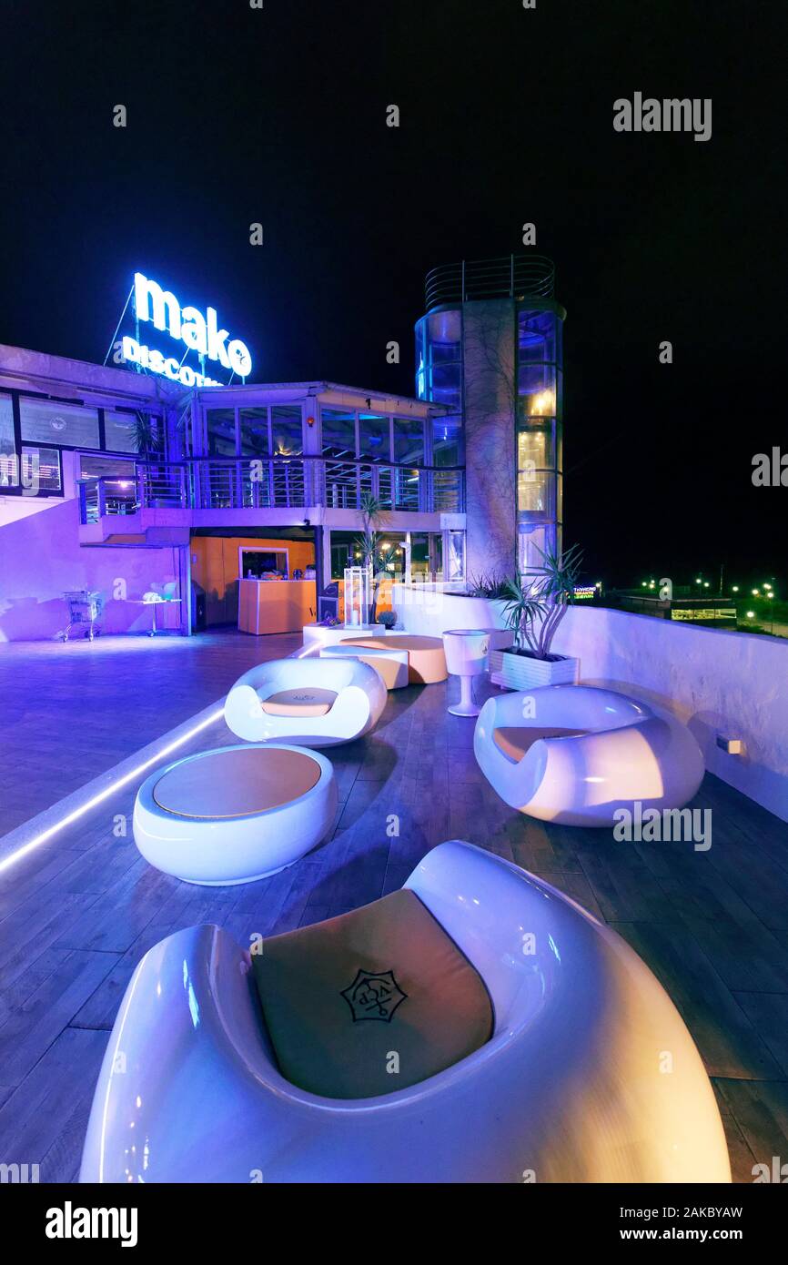 In Italia, la Liguria, Genova, Mako Club, Via Podgora 17r o Corso Italia 28r Foto Stock