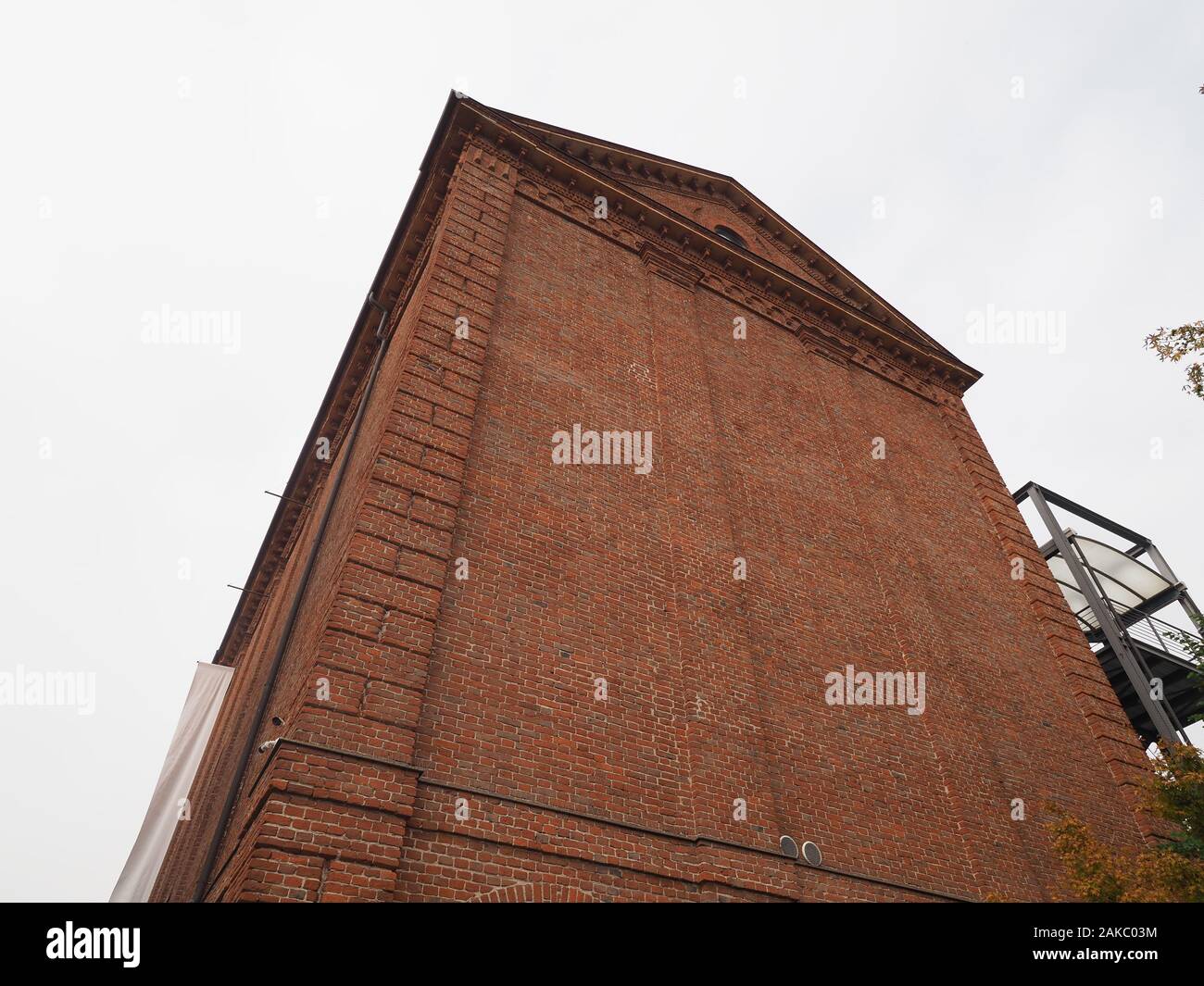 Ecomuseo del Freidano (significato Ecomuseo del Freidano torrent) in Settimo Torinese, Italia Foto Stock