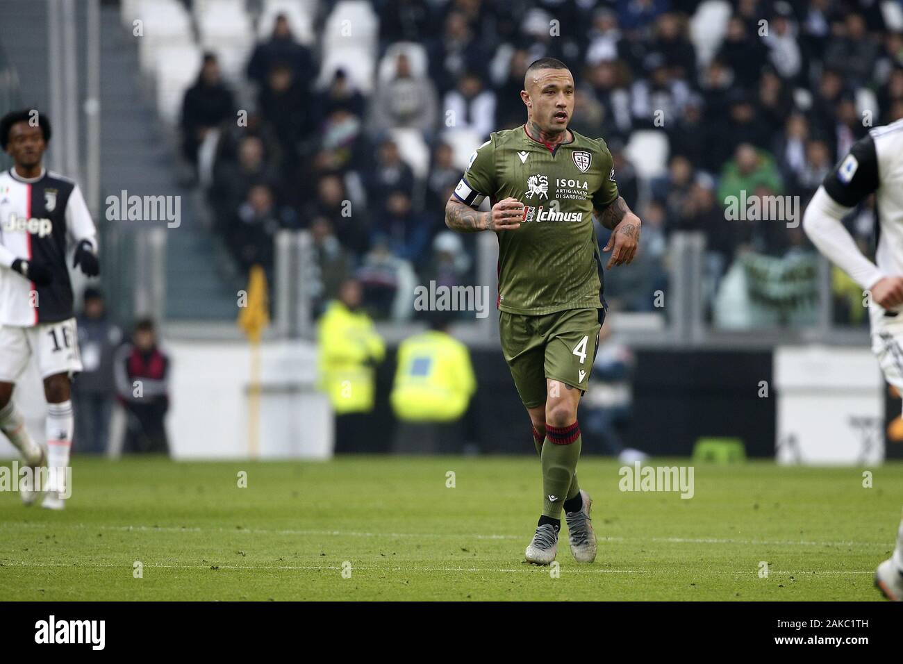 Calcio, campionato di Serie A TIM 2019-20 Juventus vs Cagliari 4-0 nella foto: NAINGGOLAN Foto Stock