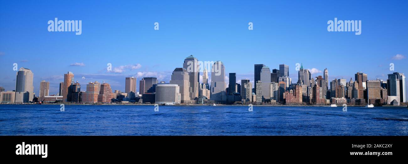 Cityscape, New York City, nello Stato di New York, Stati Uniti d'America Foto Stock