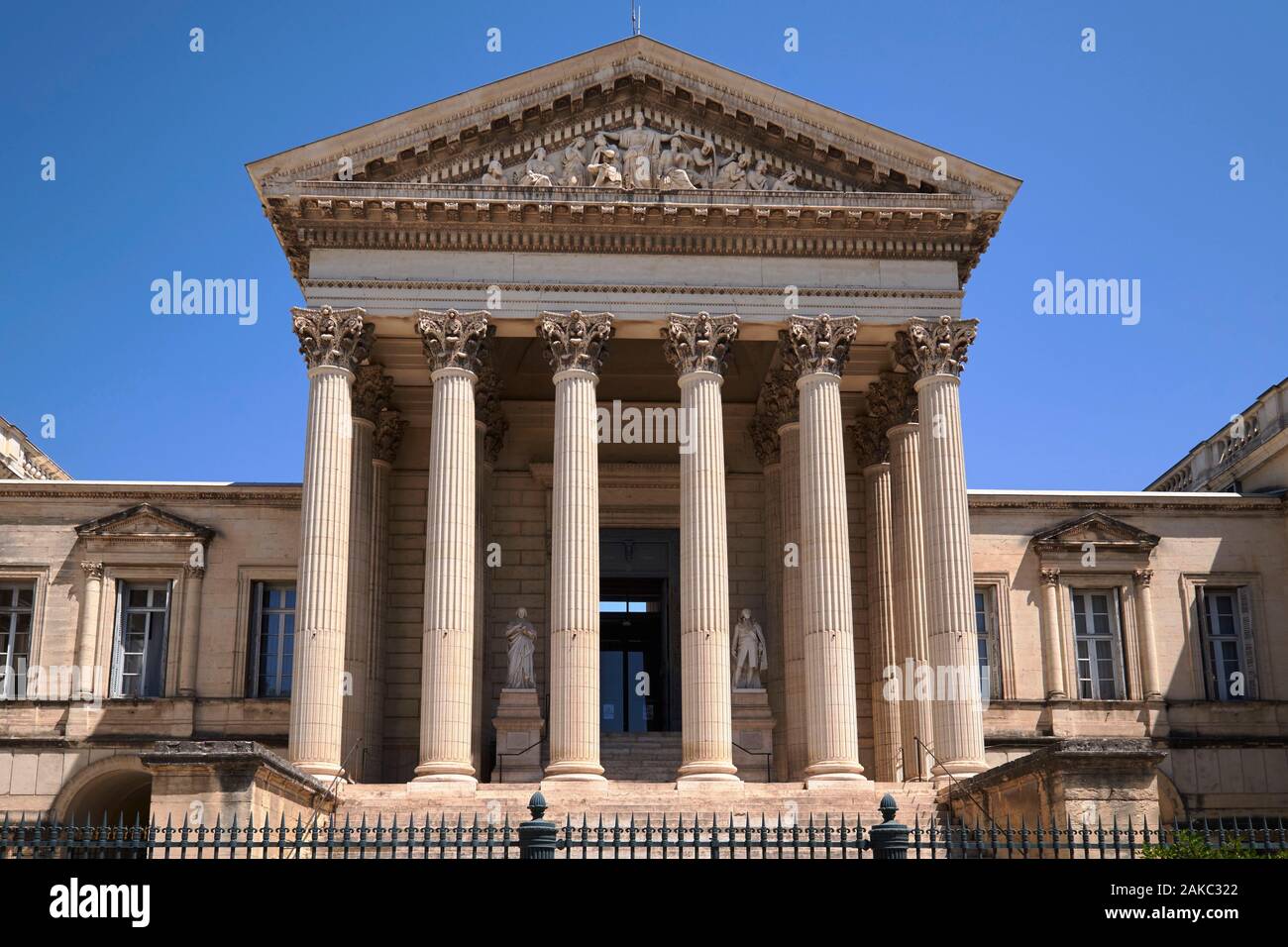 Francia, Herault, Montpellier, il palazzo di giustizia Foto Stock