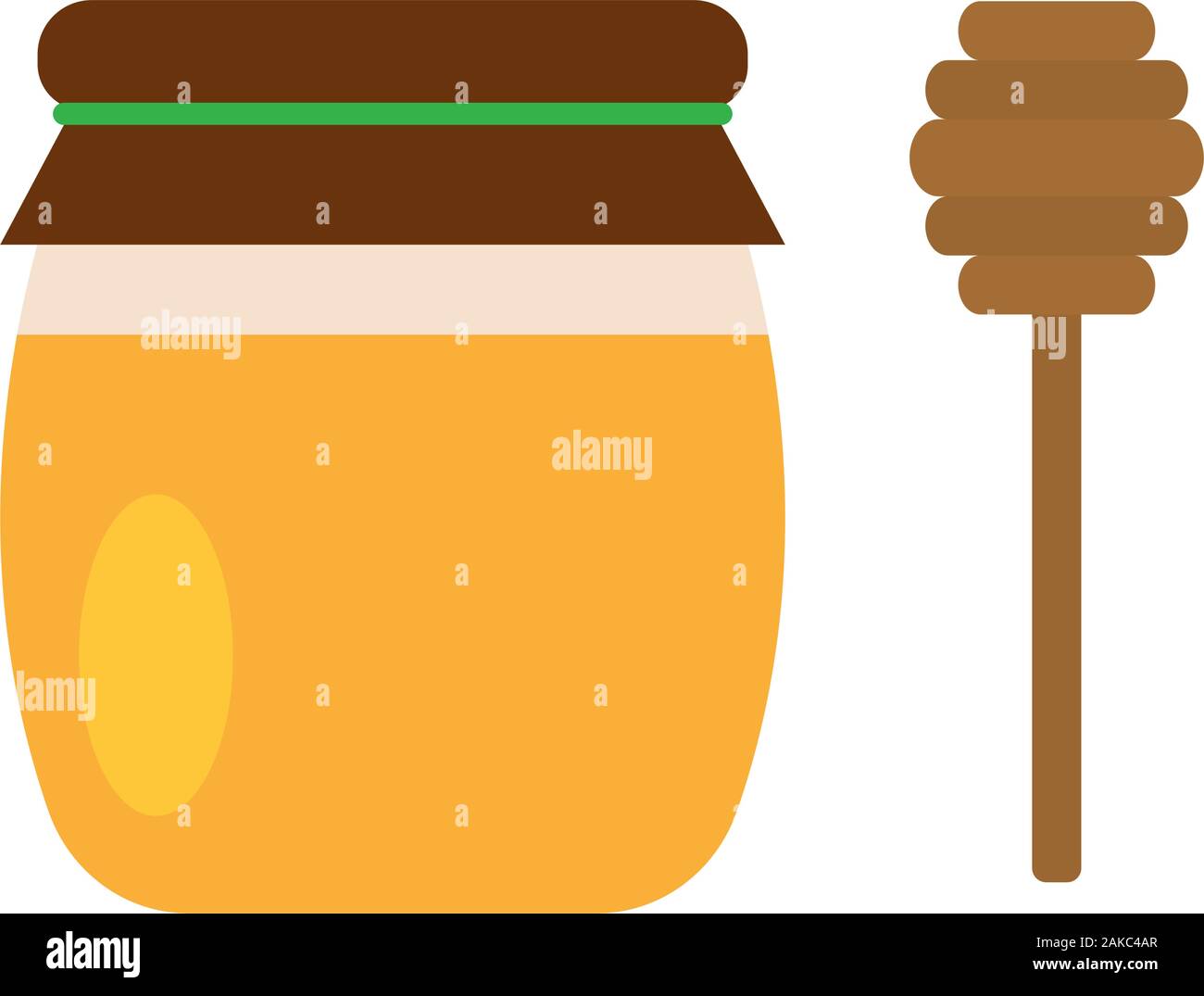 Isolato pto honye Illustrazione Vettoriale