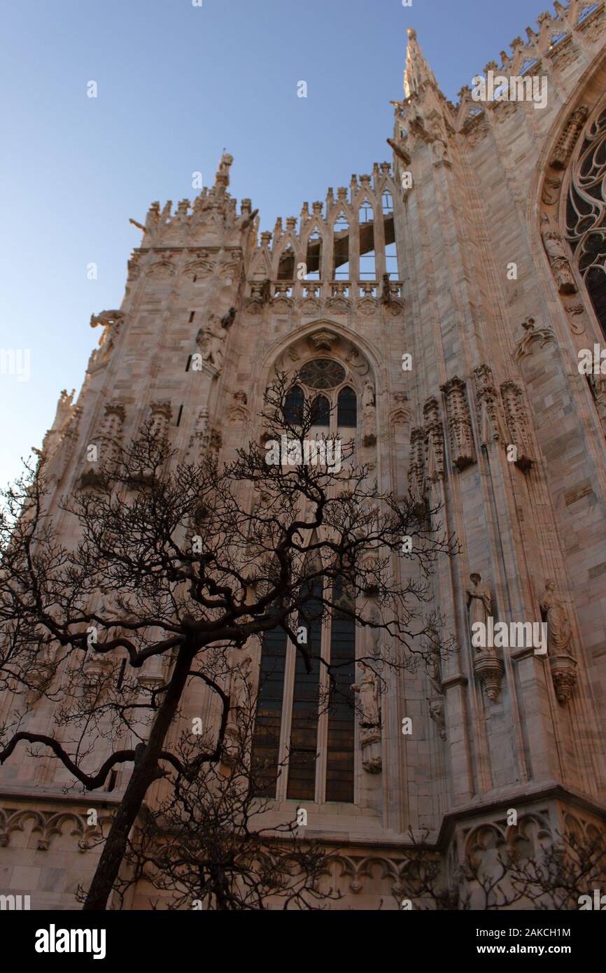 Piazza Duomo di Milano, Italia Foto Stock