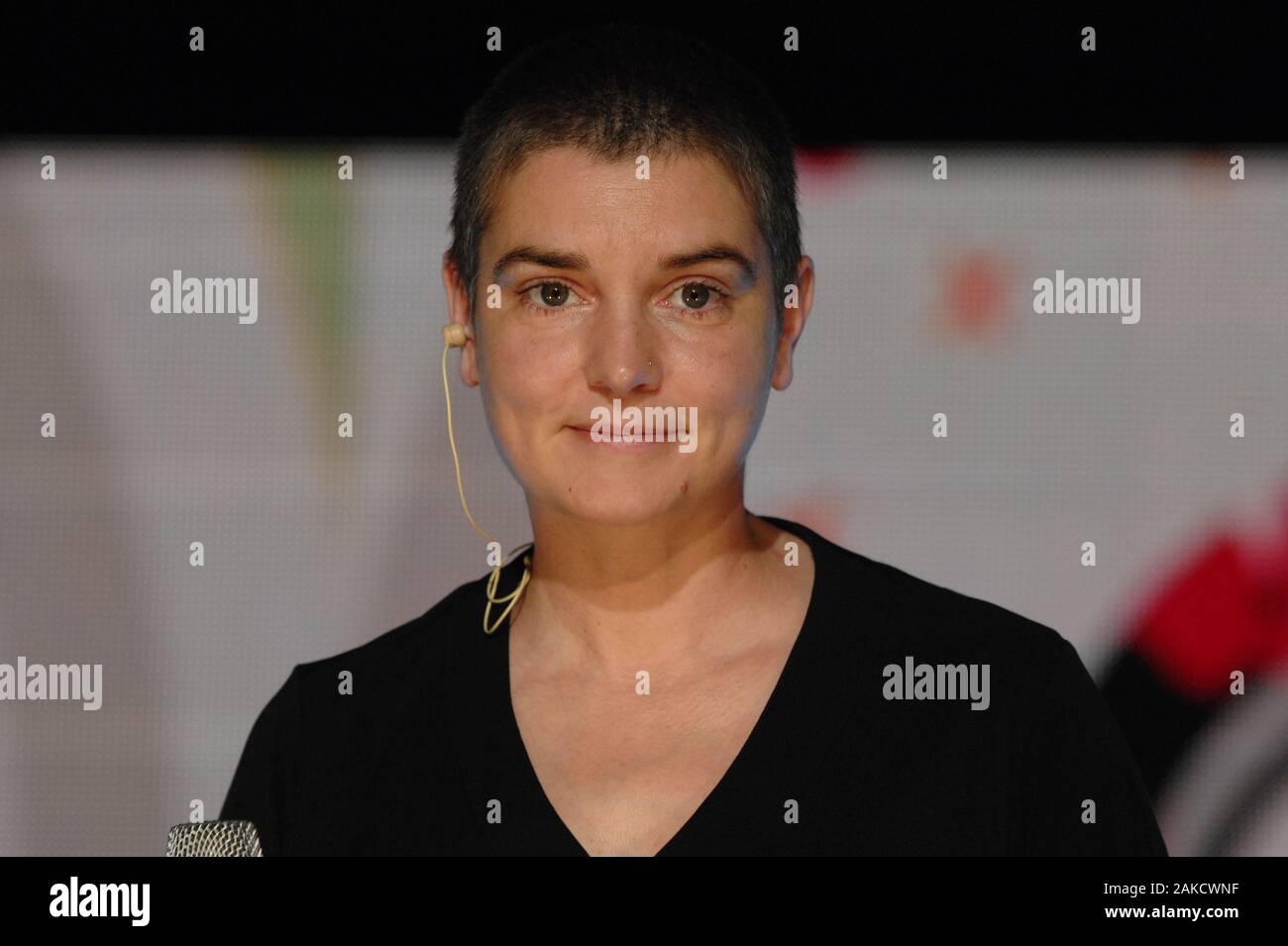 Milano Italia 23/05/2007 Sinead O Connor valutazione della Rai CD Live broadcast Foto Stock