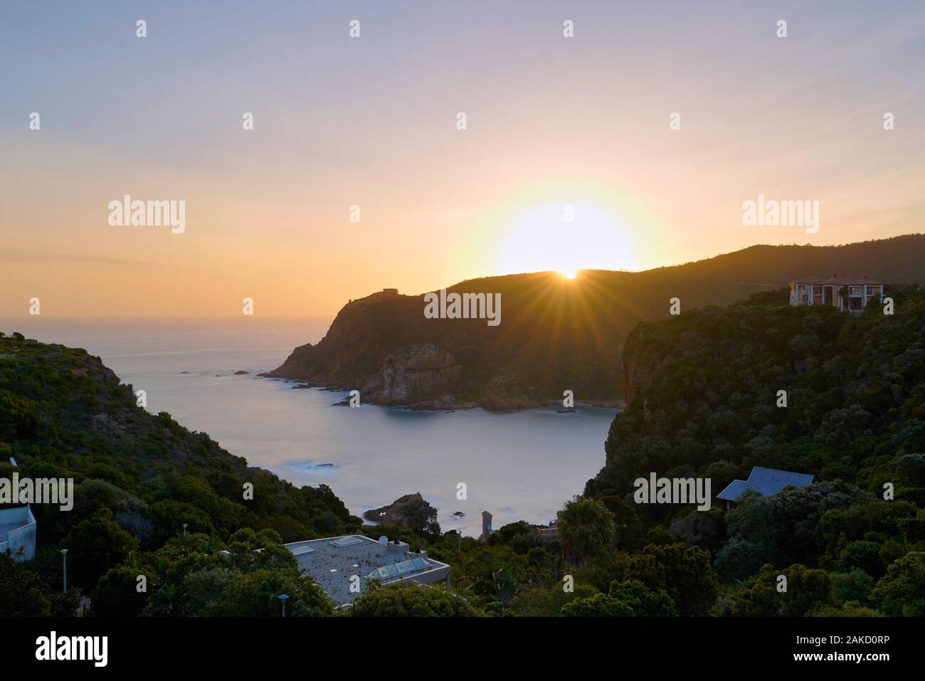 Vita selvaggia e paesaggio terrestre in Sud Africa Foto Stock