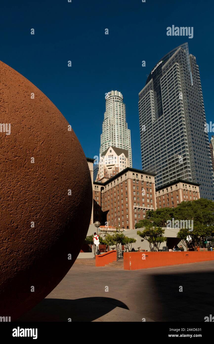 Pershing Square, il centro cittadino di Los Angeles, California, Stati Uniti d'America Foto Stock