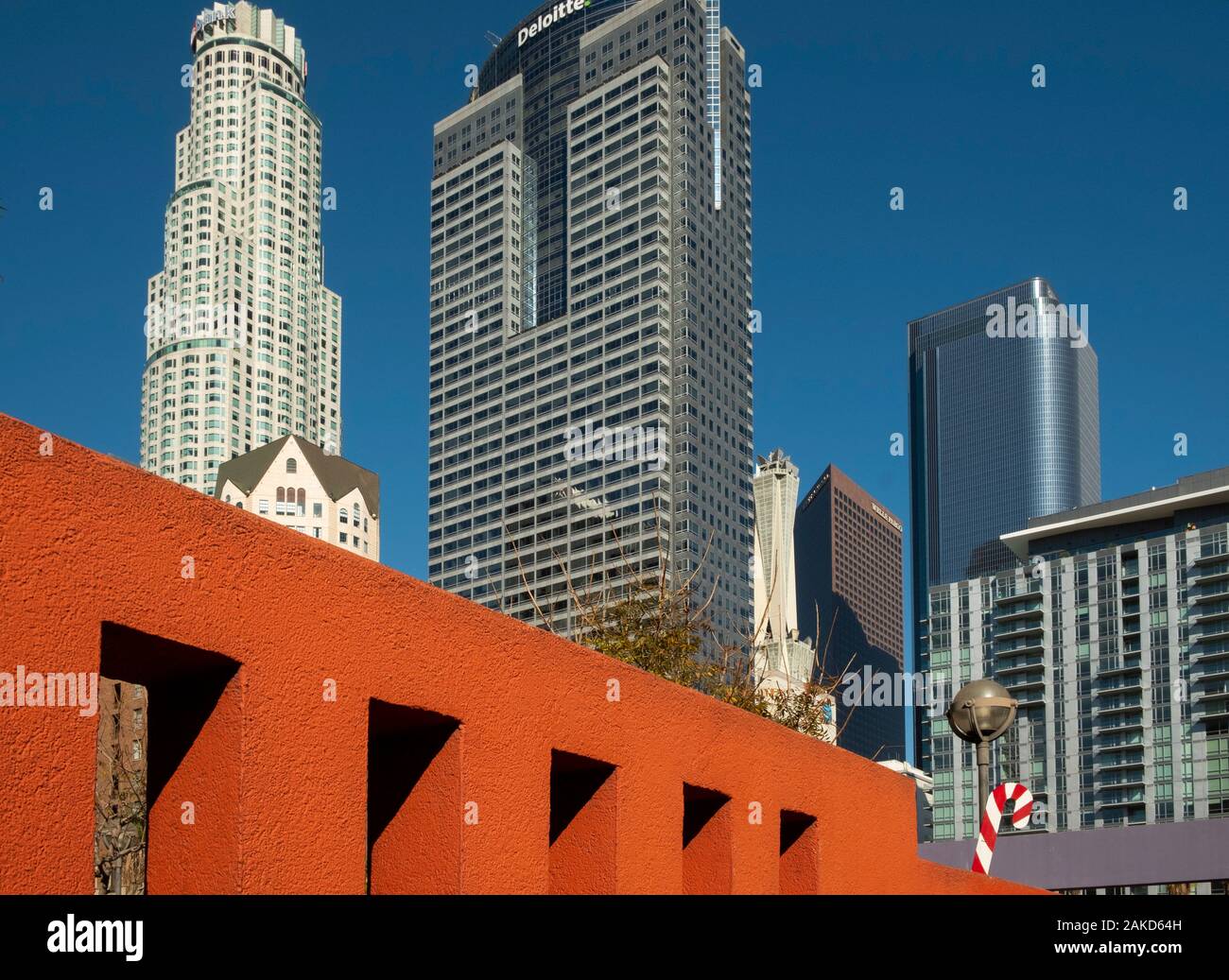 Pershing Square, il centro cittadino di Los Angeles, California, Stati Uniti d'America Foto Stock
