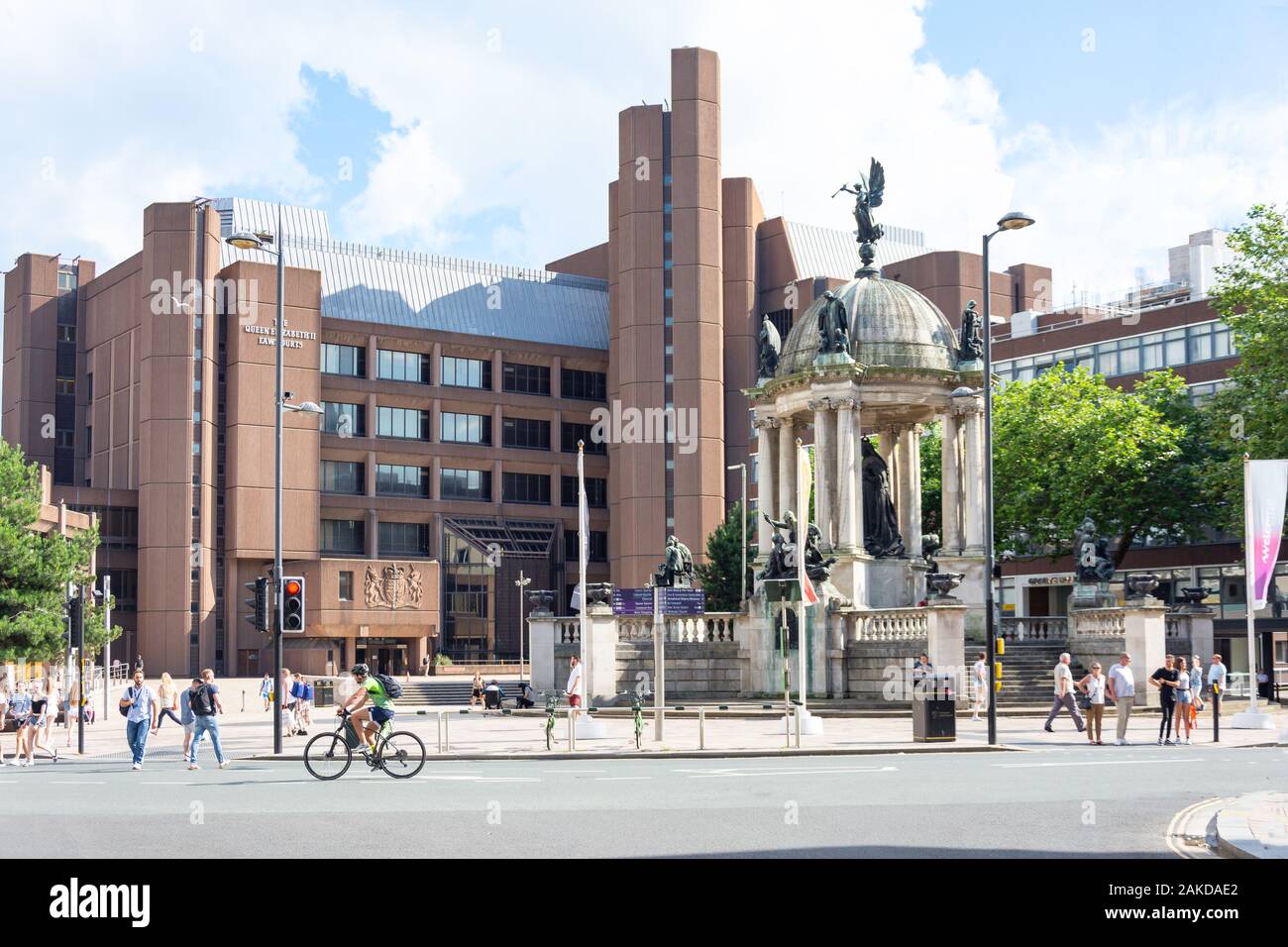 La Queen Elizabeth Tribunali, James Street, Liverpool, Merseyside England, Regno Unito Foto Stock