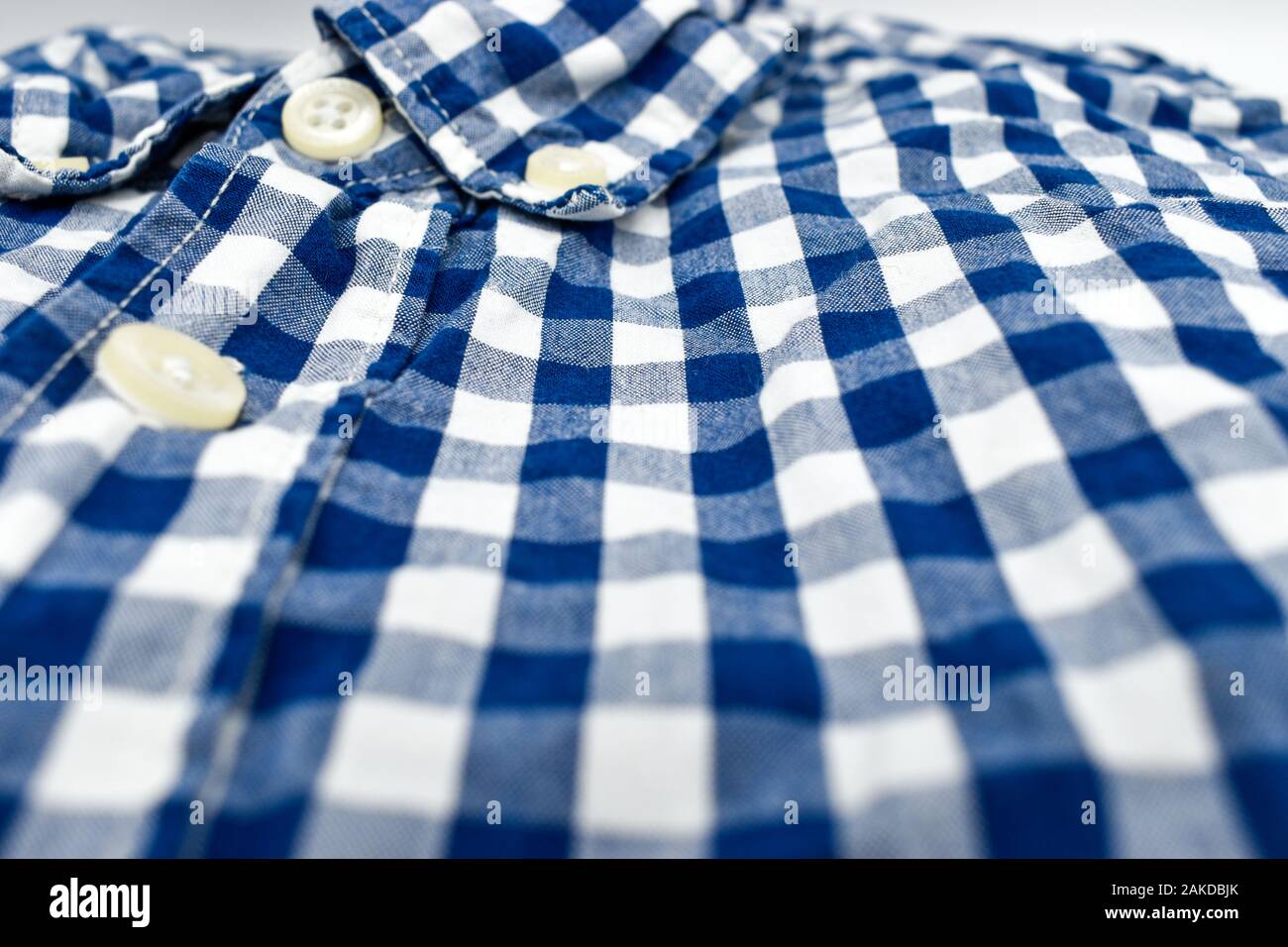 Tradizionale bavarese Oktoberfest mens shirt isolati su sfondo bianco Foto Stock