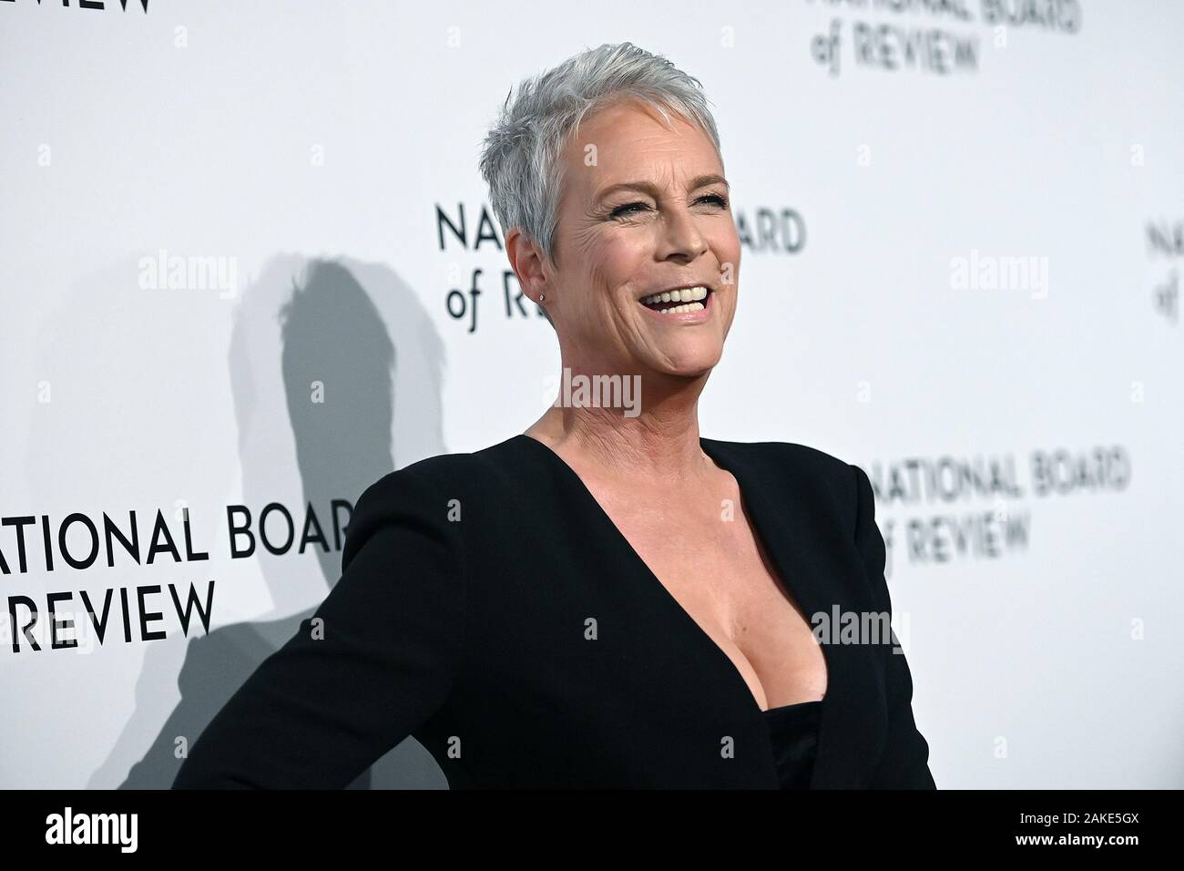 Jamie Lee Curtis assiste il National Board of Review Annual Awards Gala a Cipriani 42nd Street a New York, NY, 8 gennaio 2020. (Foto di Antonio Behar/Sipa USA) Foto Stock