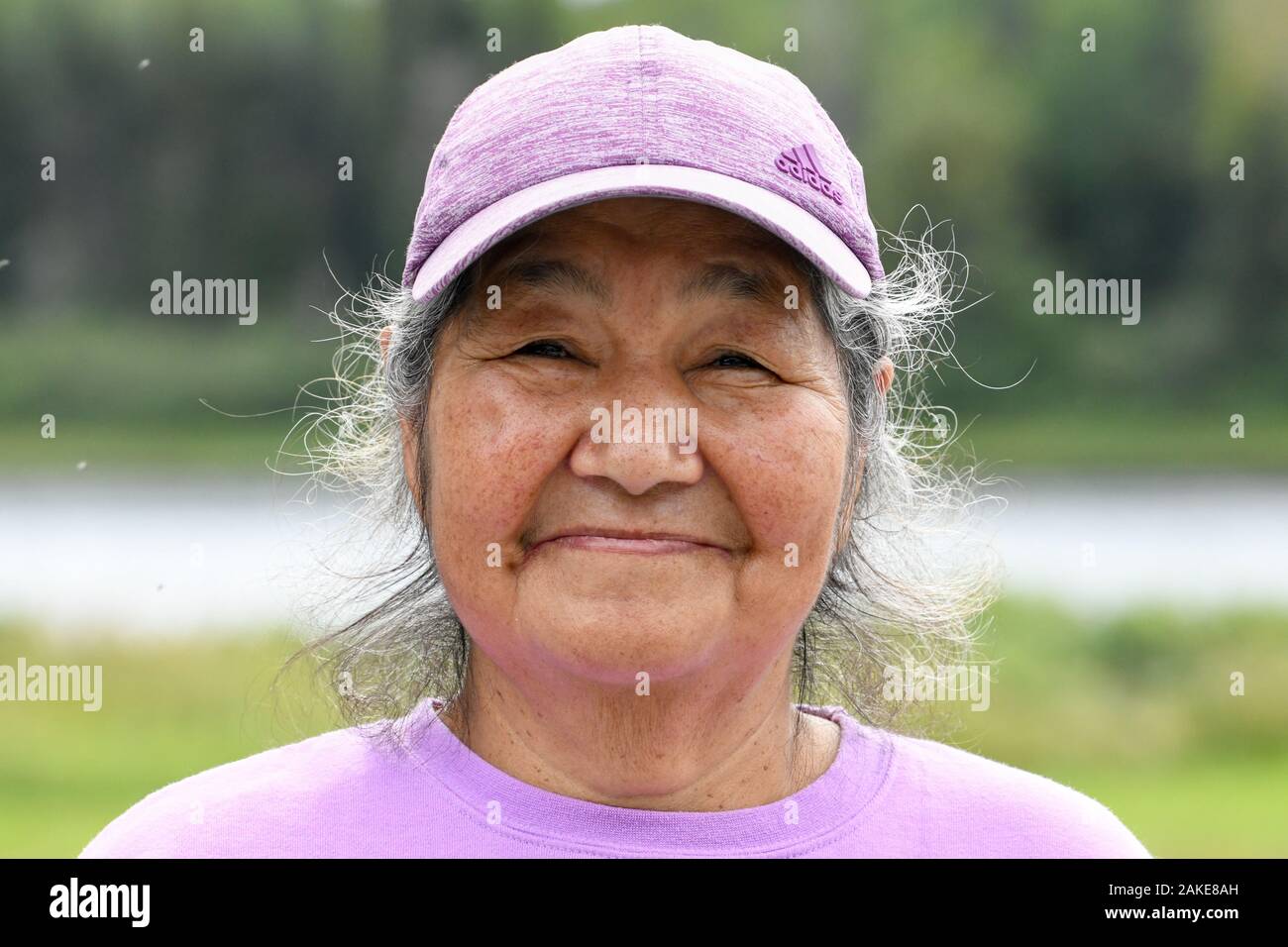 Donna indigena, Canada Foto Stock